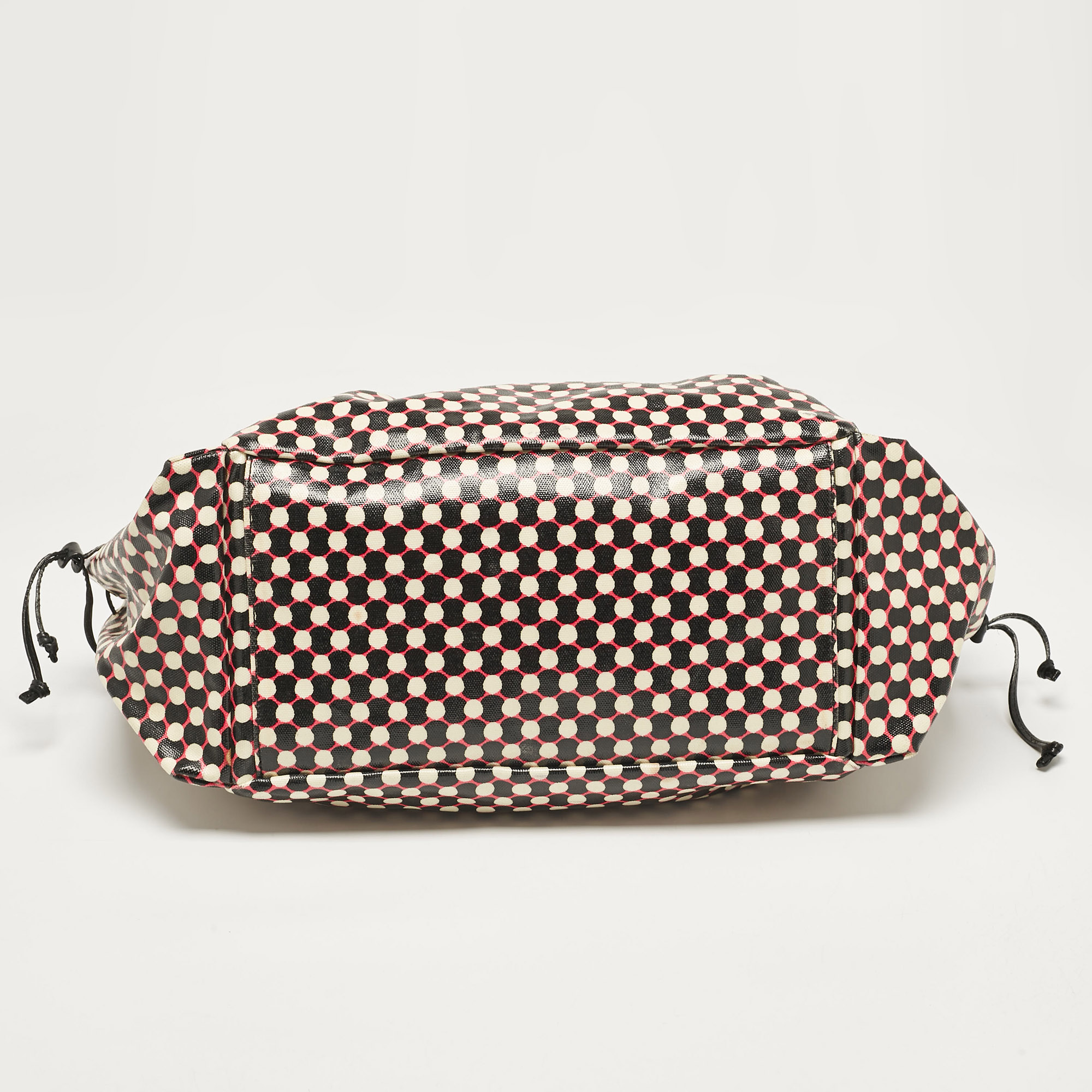 Kate Spade Multicolor Coated Canvas Polka Dots Stevie Tote