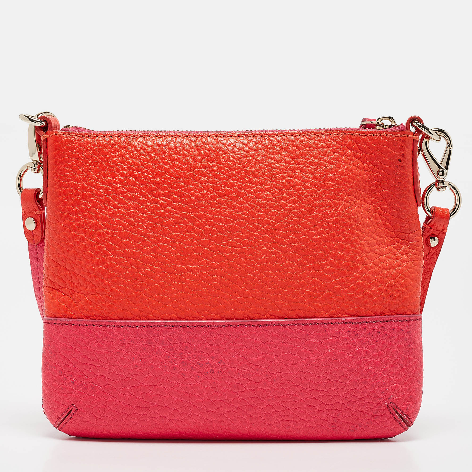 Kate Spade Pink/Orange Leather New York Grove Park Crossbody Bag