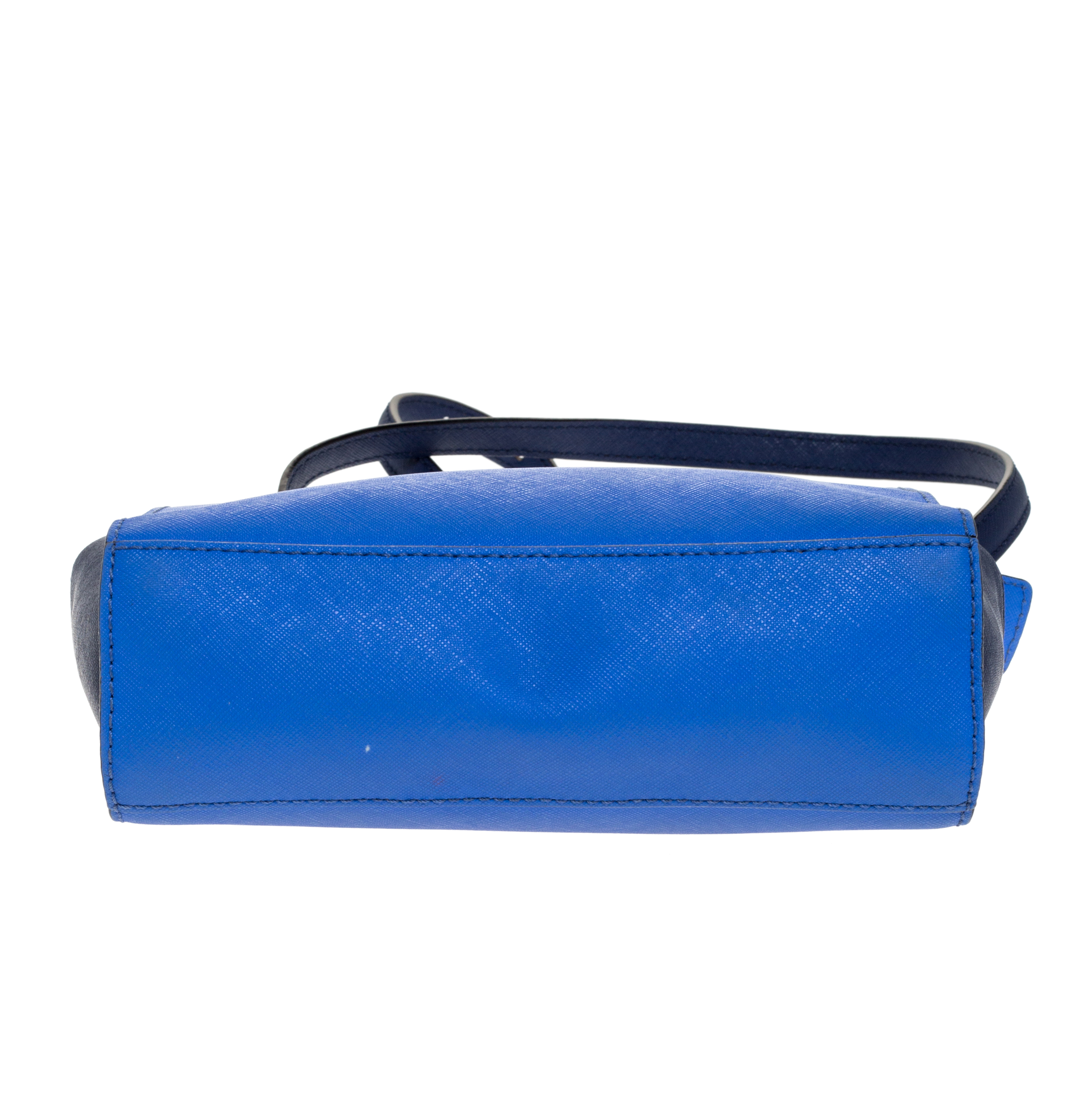 Kate Spade Blue Leather Cedar Street Crossbody Bag