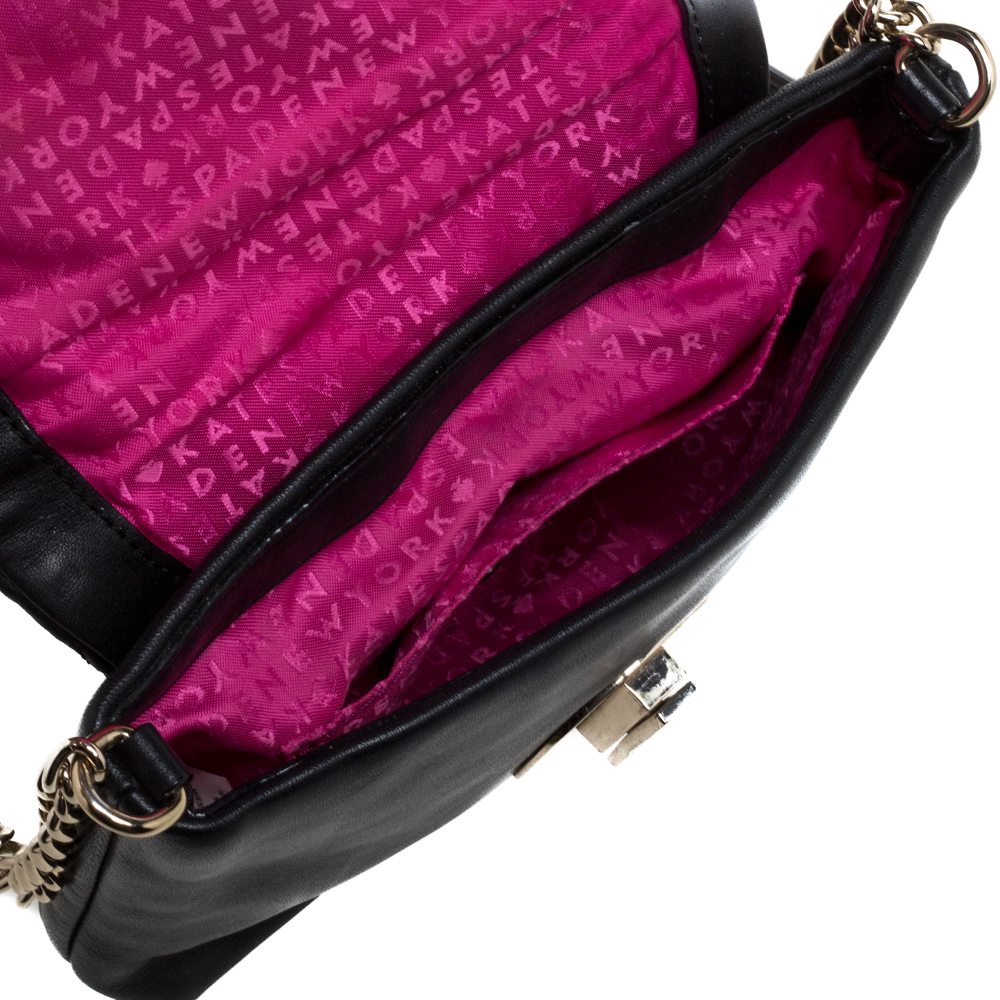 Kate Spade Black Leather Astor Court Naomi Crossbody Bag