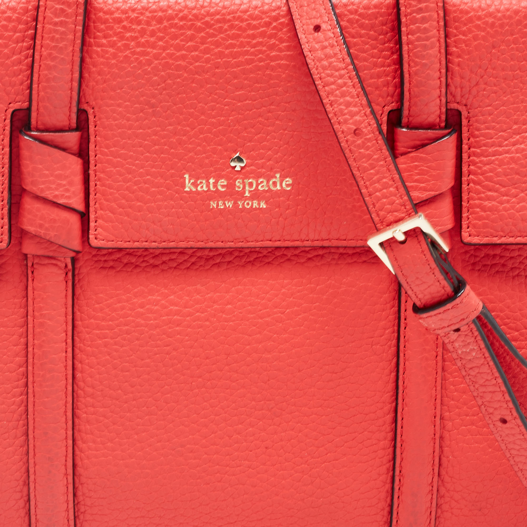 Kate Spade Red Leather Abigail Tote
