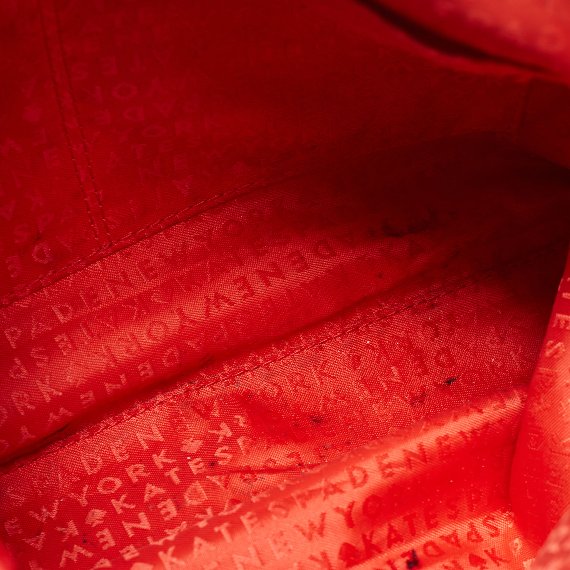 Kate Spade Red Leather Elliot Place Carmina Shoulder Bag