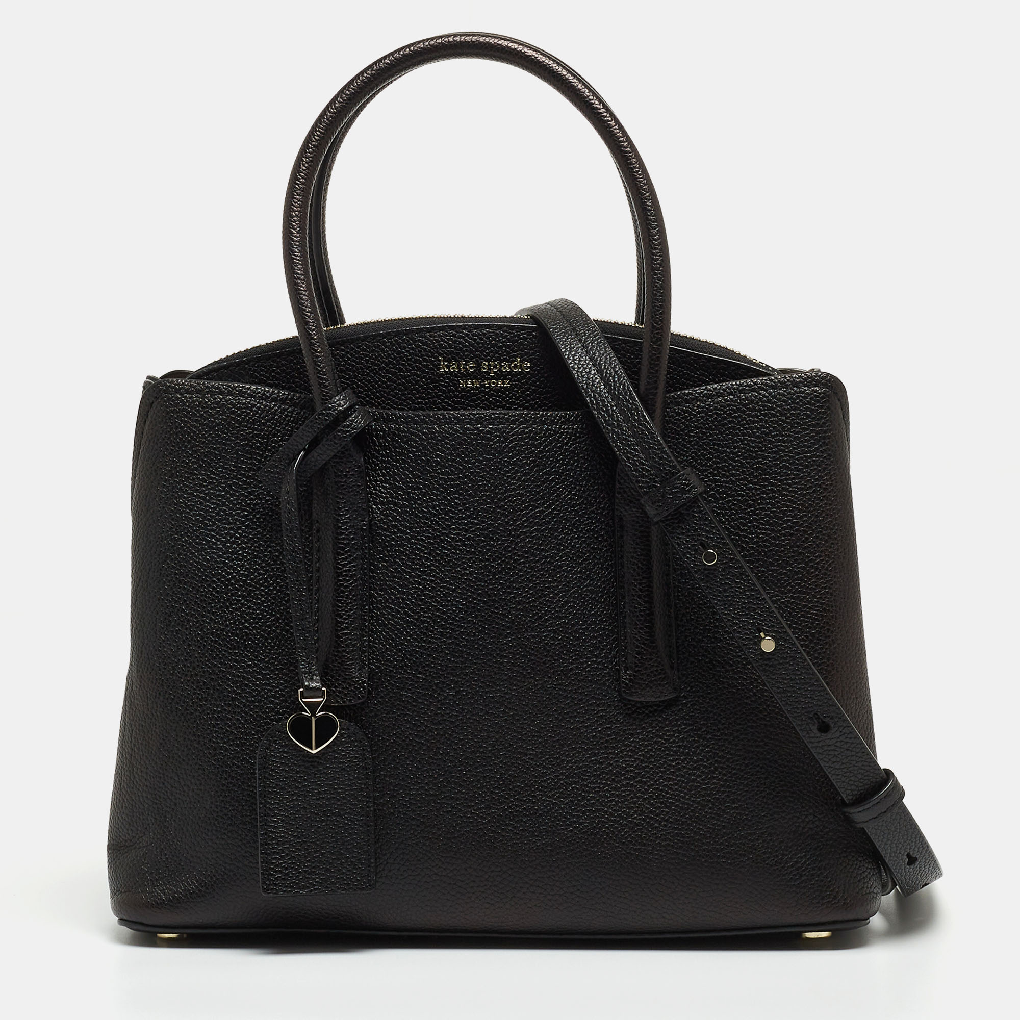 Kate Spade Black Leather Margaux Tote
