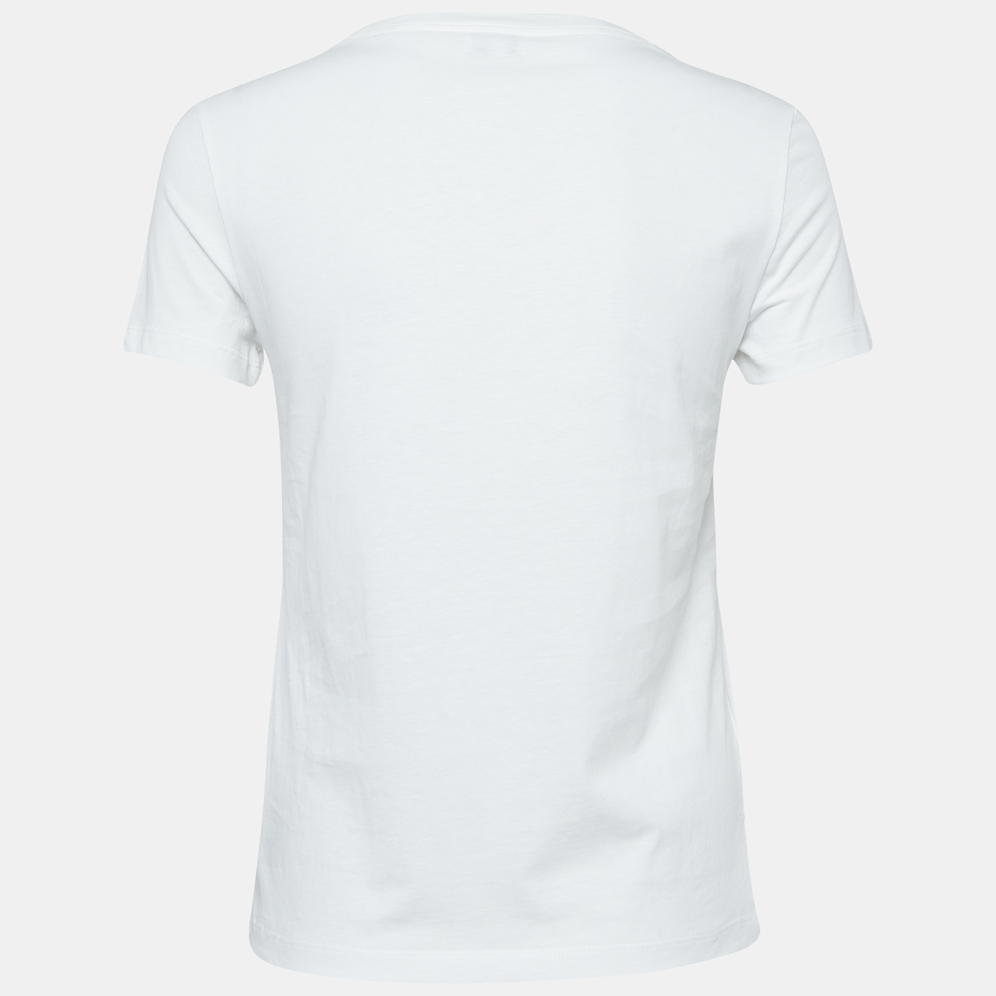 Kenzo White Printed Cotton Jersey T-Shirt S