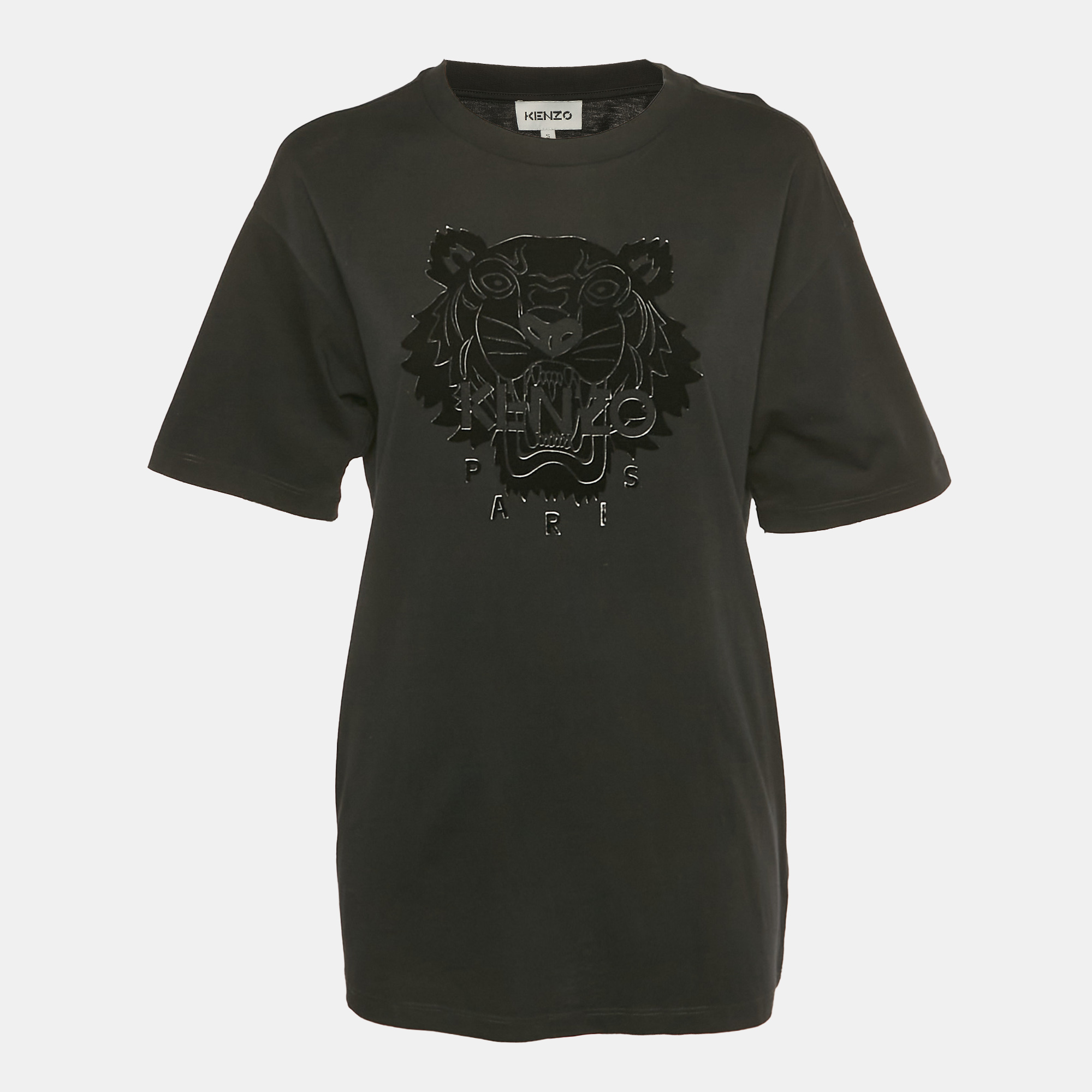 Kenzo Black Lion Applique Jersey T-Shirt S 
Kenzo Black Lion Applique Jersey T-Shirt S