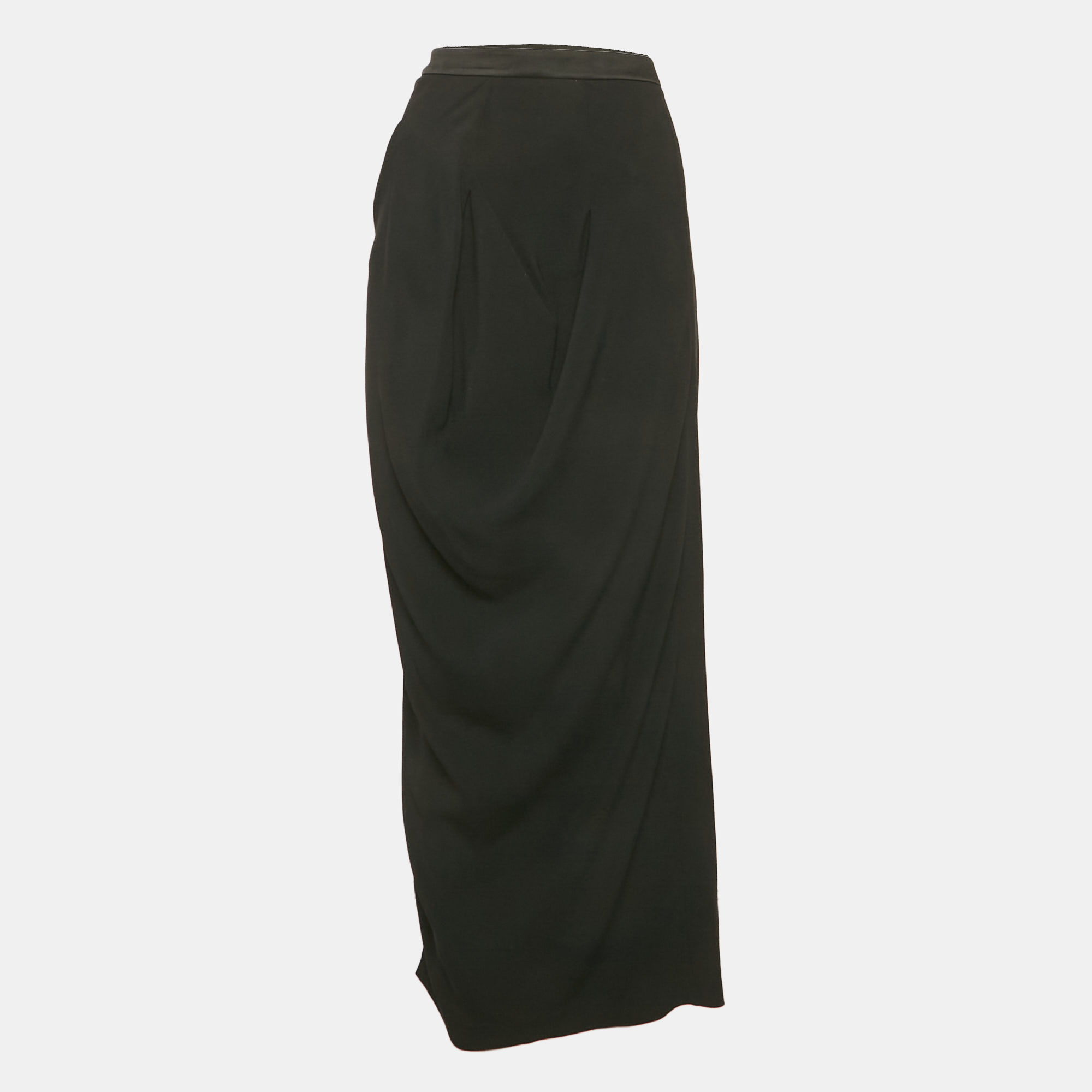 Kenzo Black Crepe Midi Skirt L
Kenzo Black Crepe Midi Skirt L