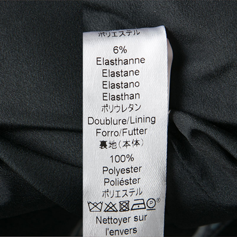 Kenzo Black Eye Capsule Collection Third Eye Jacquard Shift Dress M