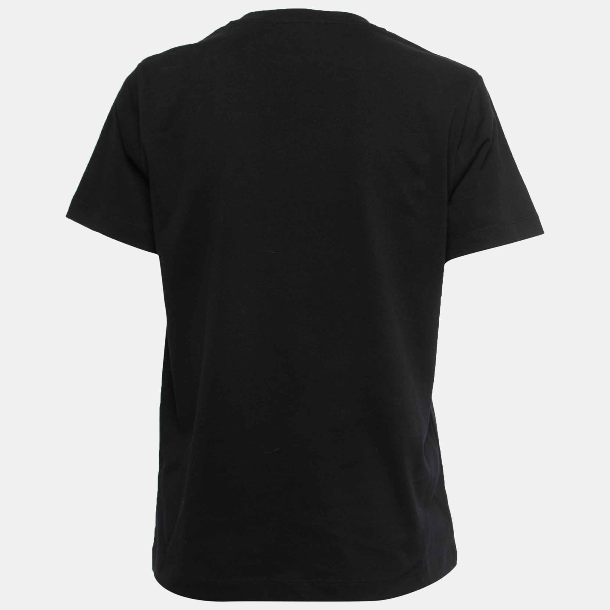

Kenzo Black Logo Patch Cotton Crew Neck Half Sleeve T-Shirt