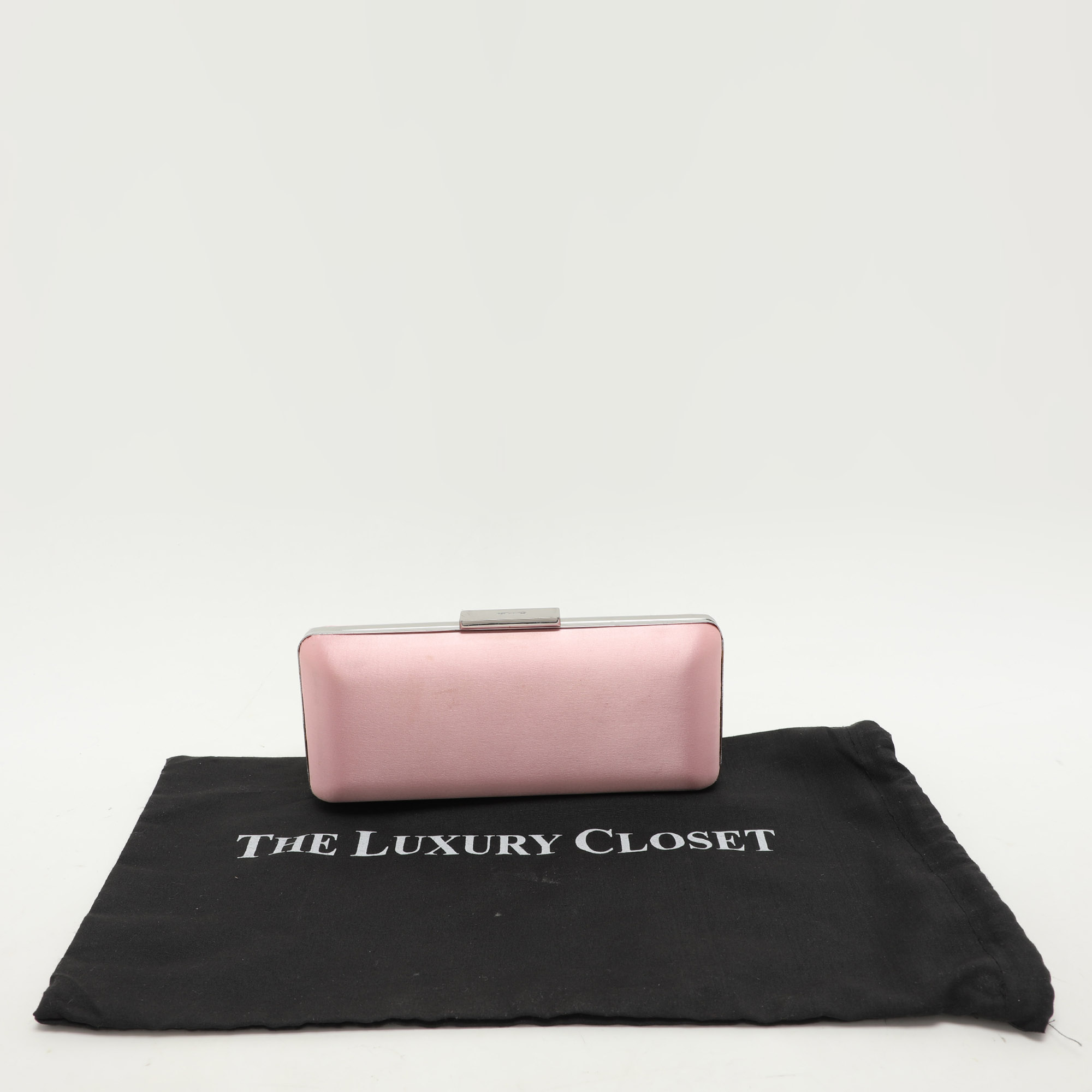 Kenzo Pink Satin Clutch