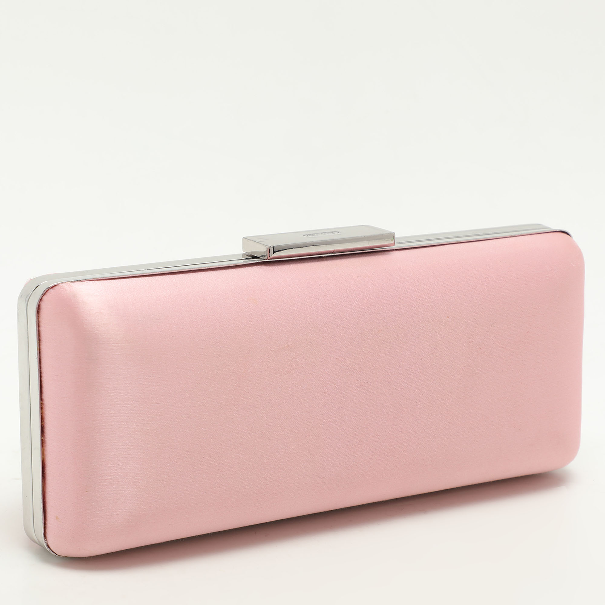 Kenzo Pink Satin Clutch