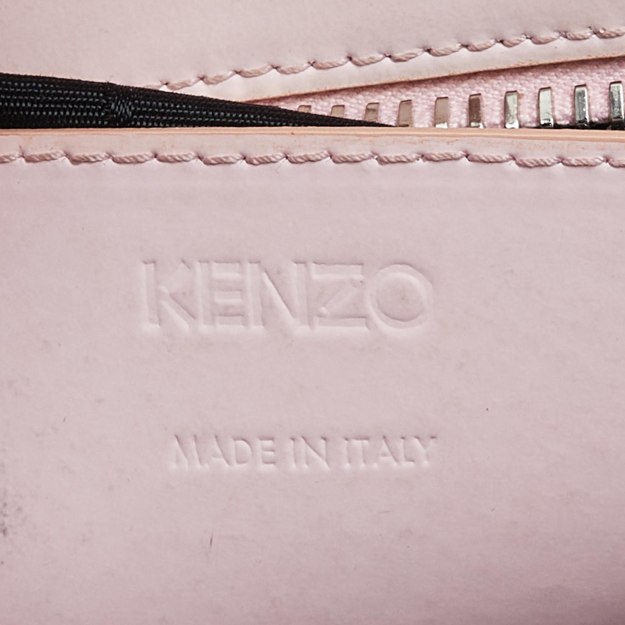 Kenzo Pink Leather Mini Kalifornia Tote