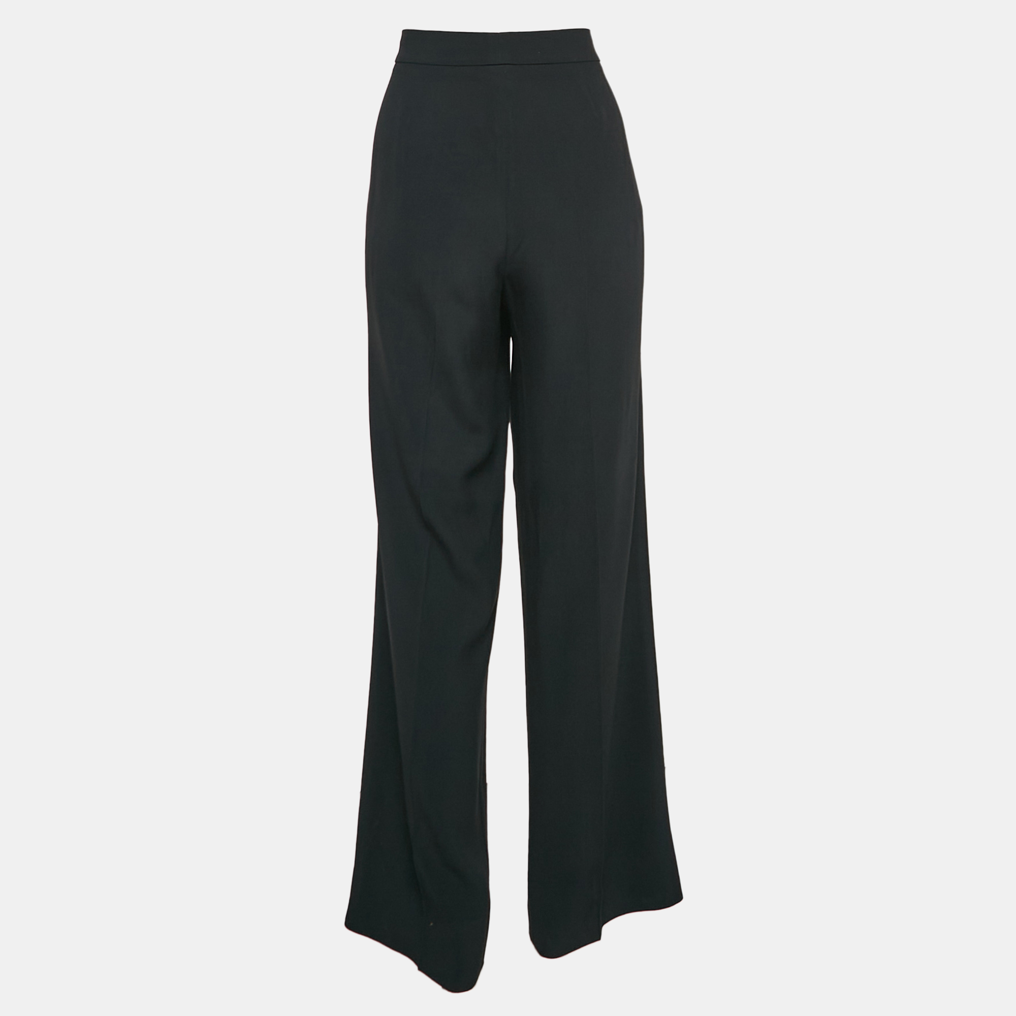 La Perla Black Wool Trousers M