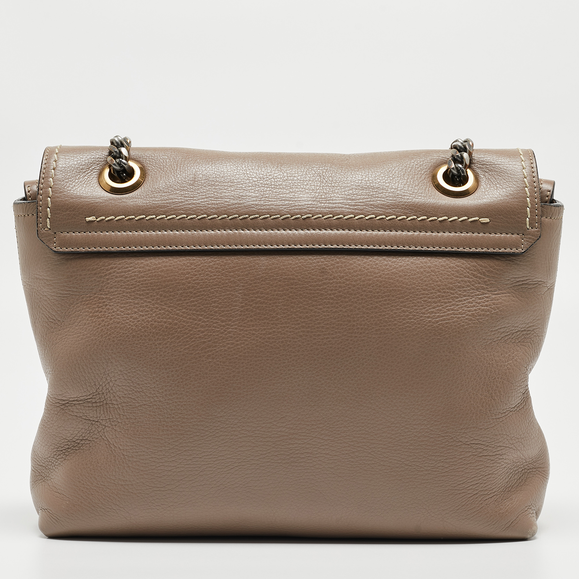 Lanvin Beige Leather Happy Shoulder Bag