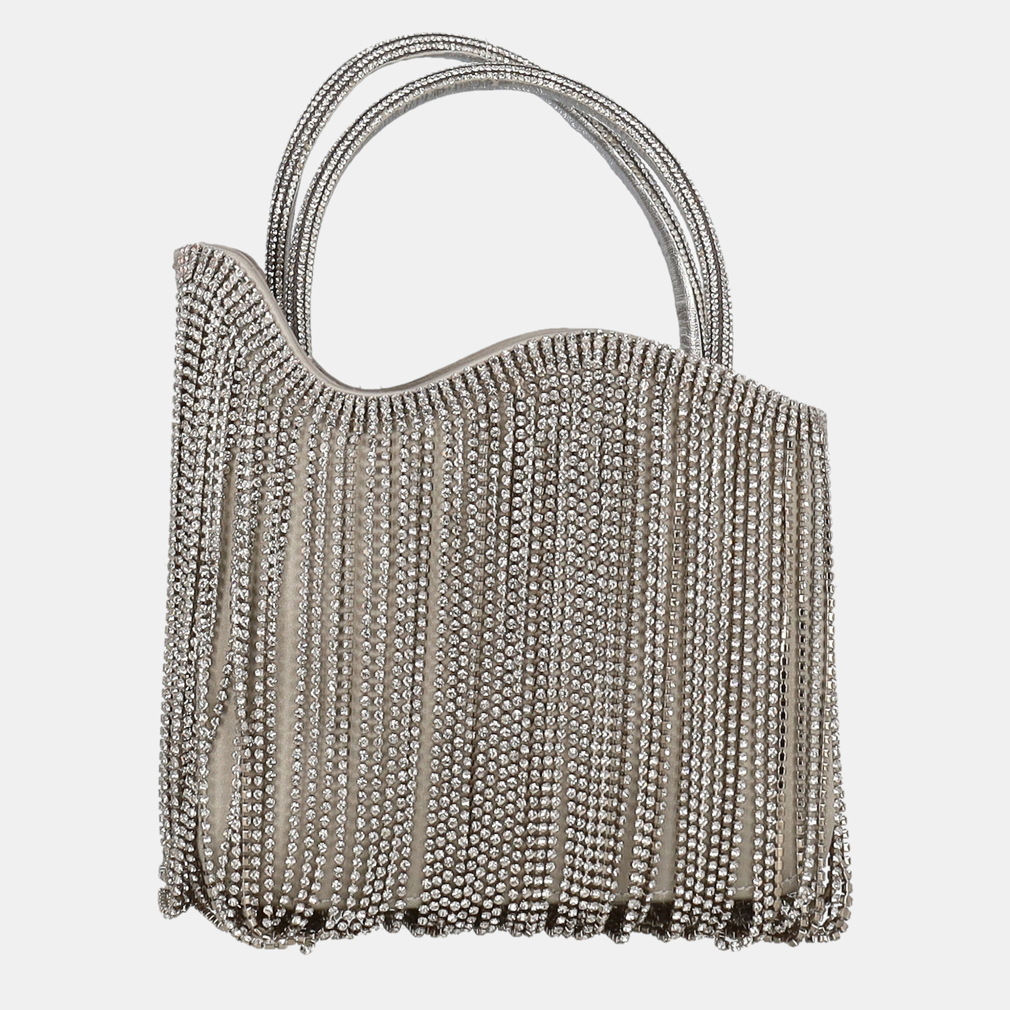 Le Silla  Women's Fabric Clutch Bag - Grey - One Size