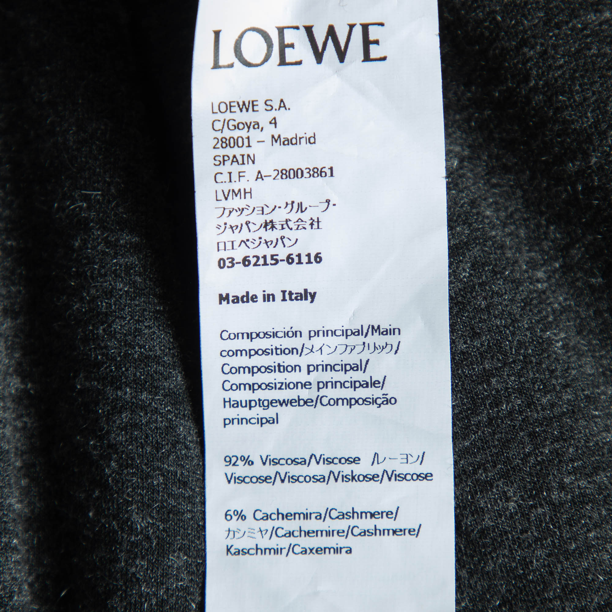 Loewe Grey Jersey Ruched Polo Dress M