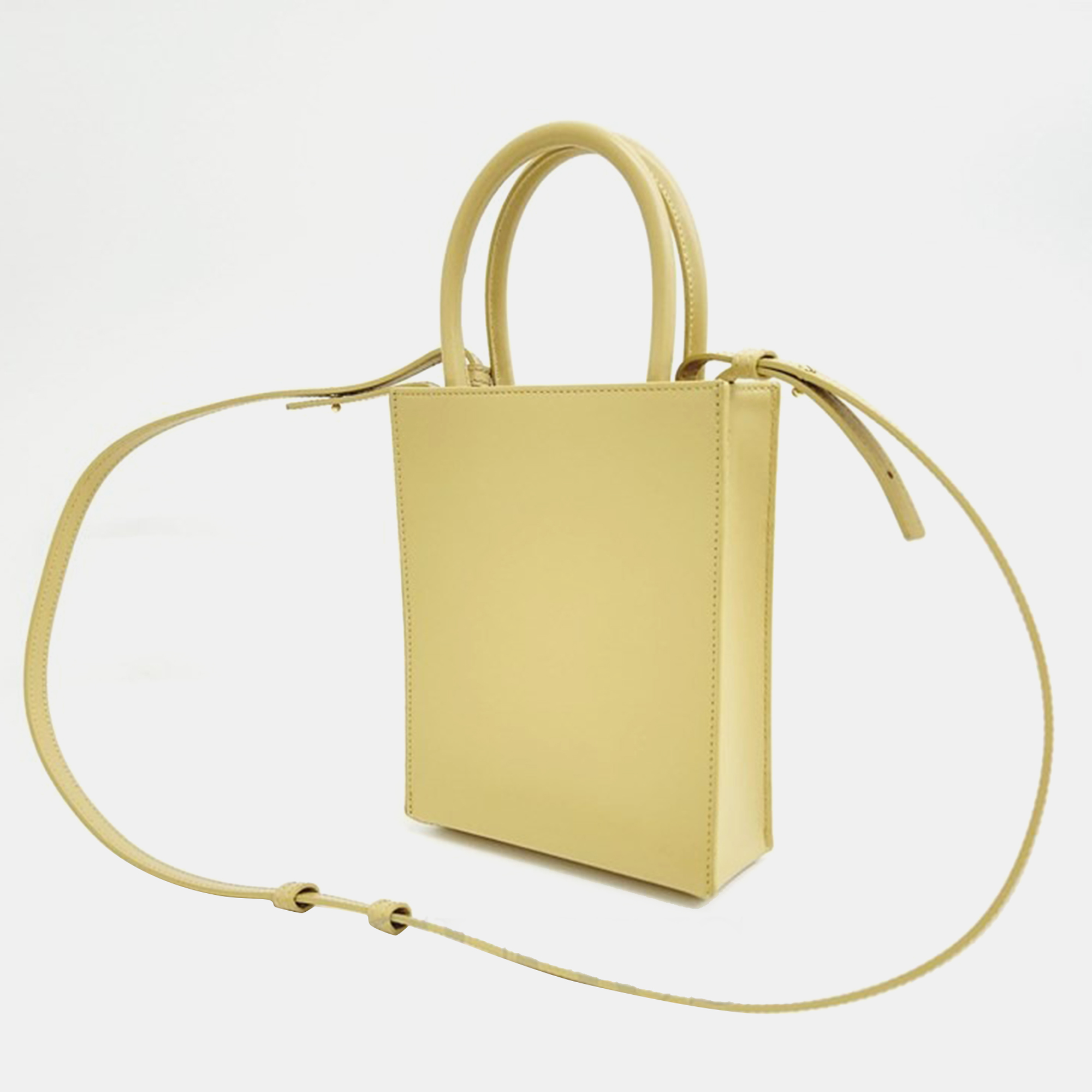 Loewe Yellow Leather A5 Tote Bag