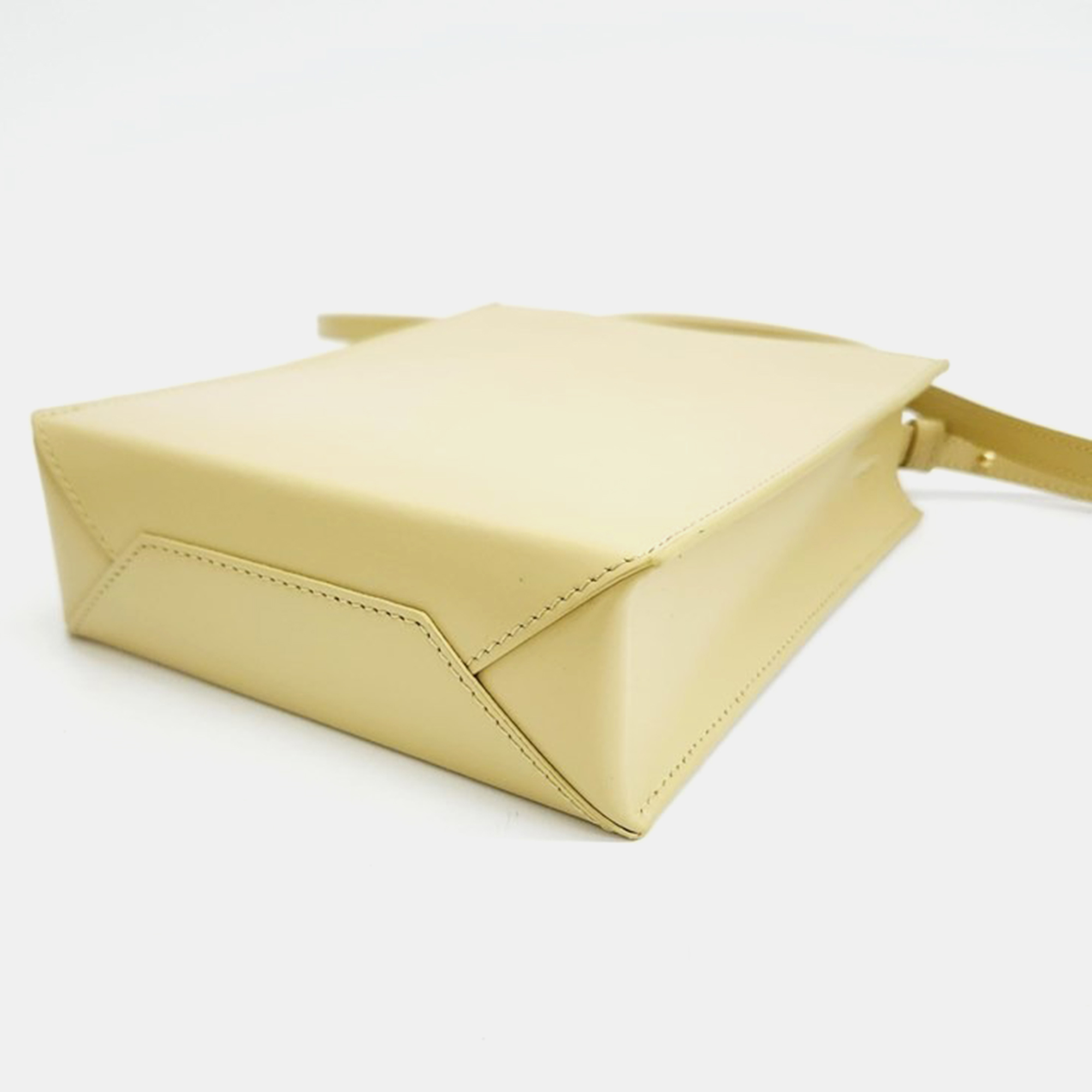 Loewe Yellow Leather A5 Tote Bag