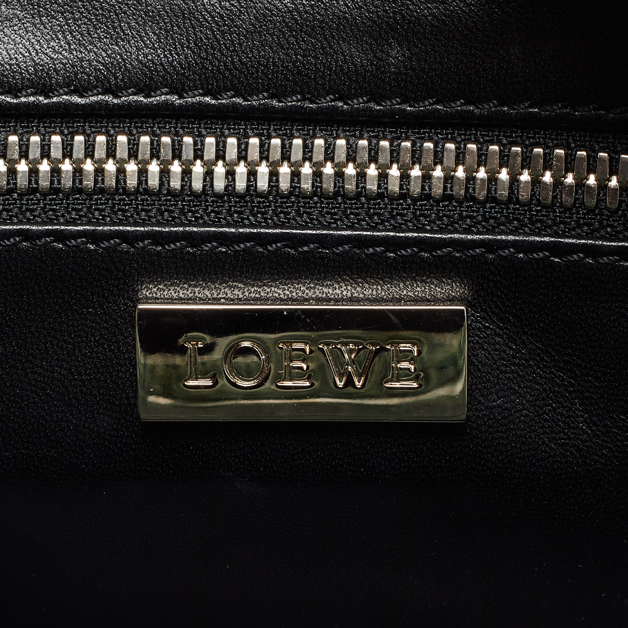 Loewe Green Crocodile Amazona Satchel