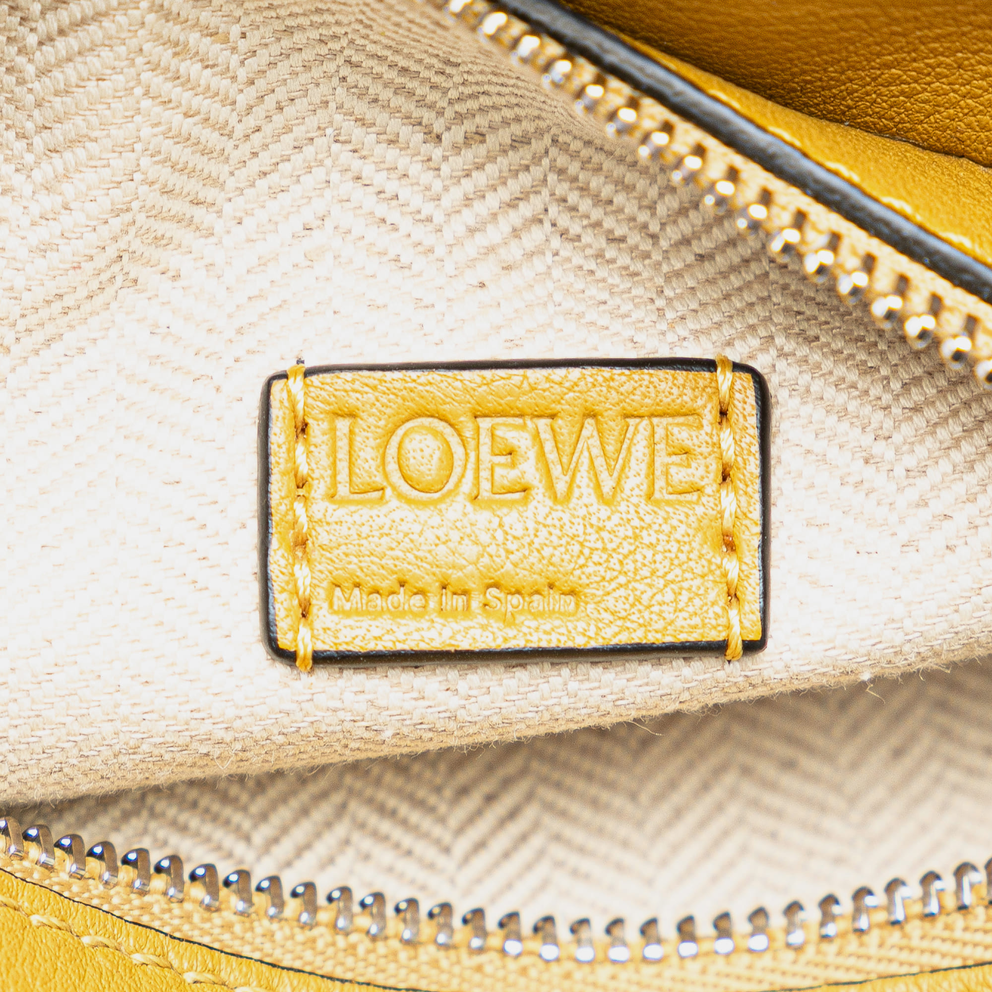 Loewe Tricolor Leather Puzzle Satchel Mini Bag