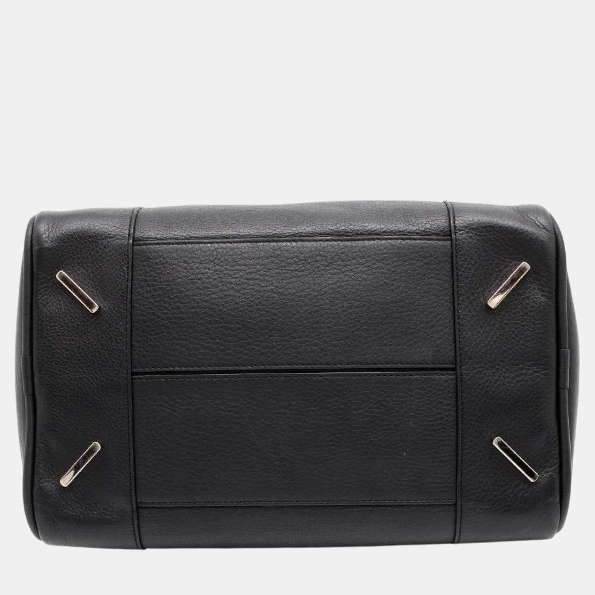 Loewe Amazonas Black Leather Size 75 Bag