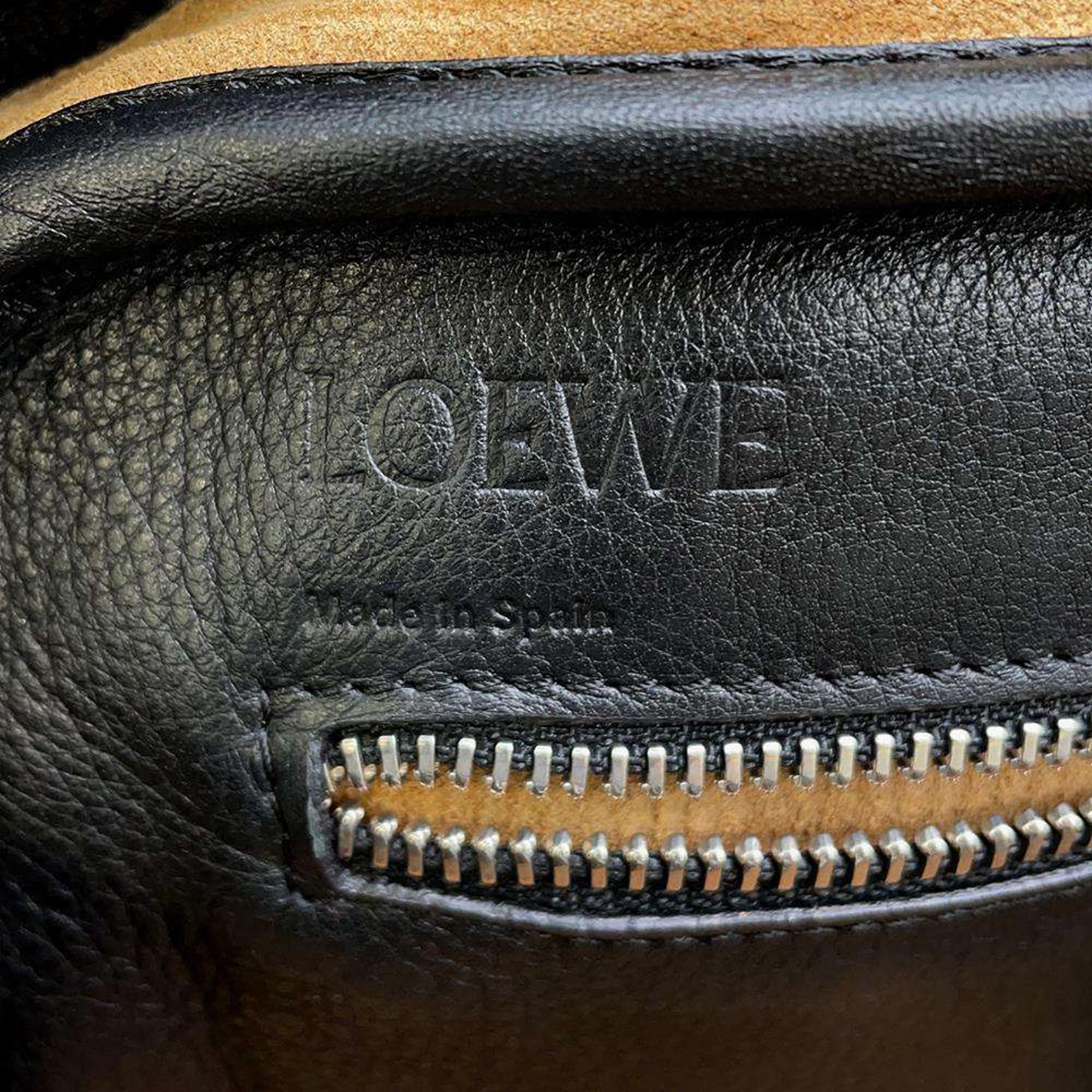 Loewe Amazonas Black Leather Size 75 Bag