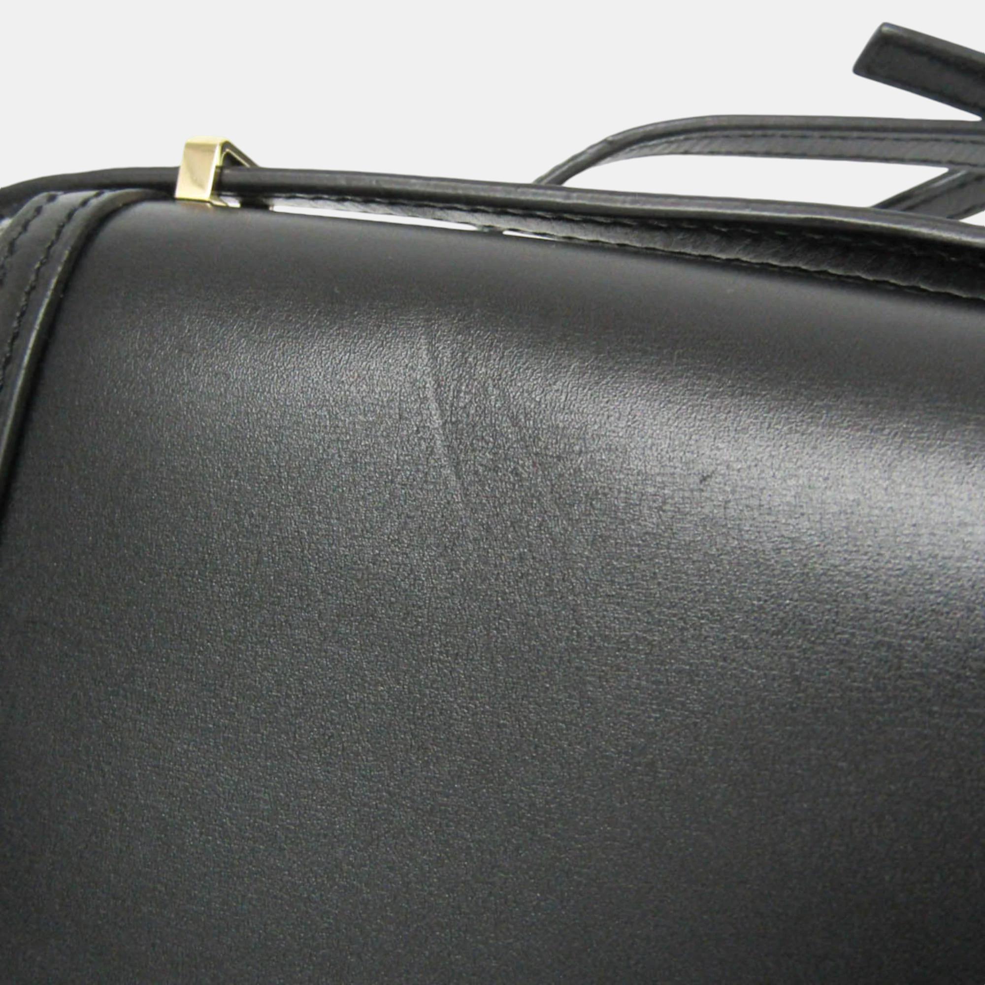 Loewe Black Barcelona Mini Leather Shoulder Bag