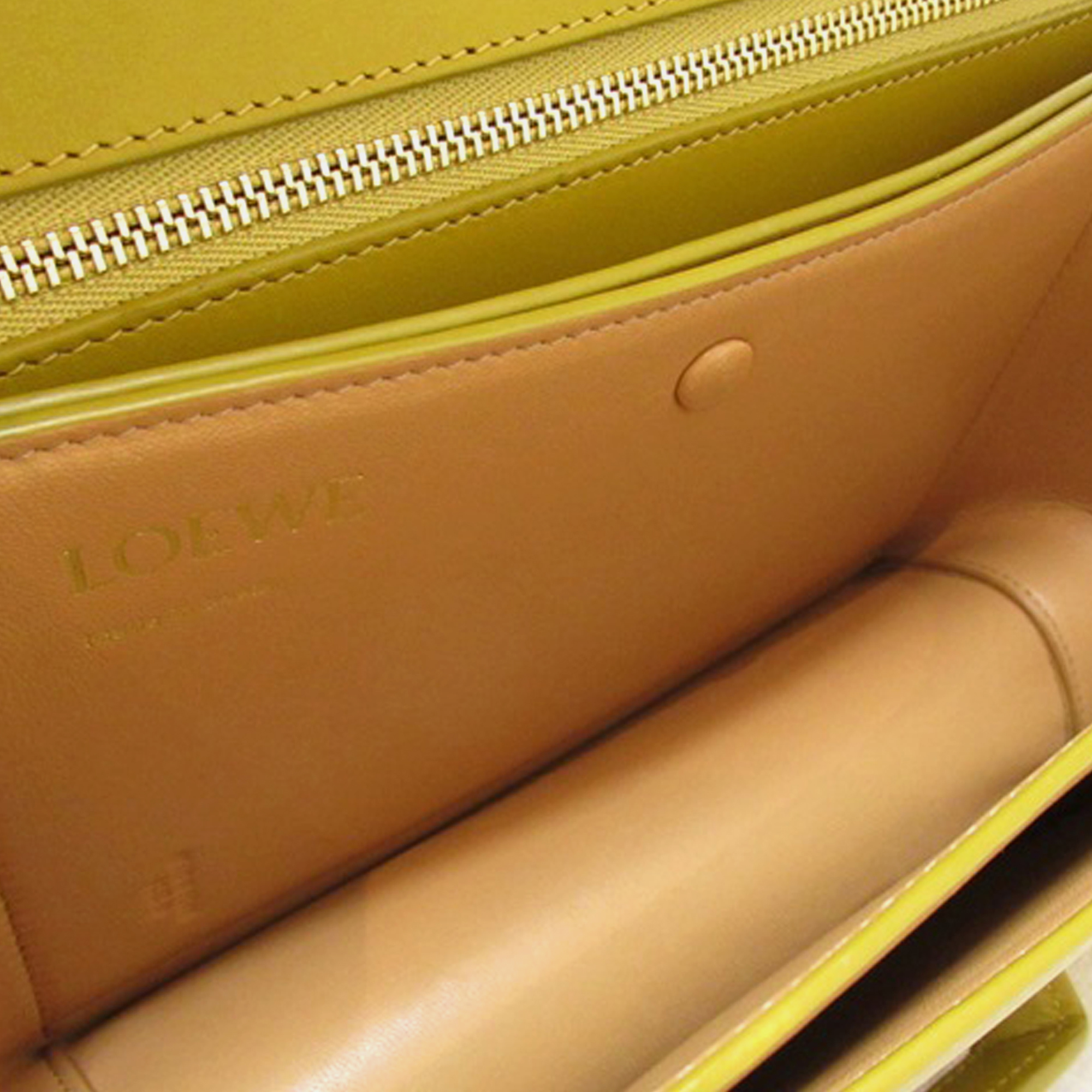 Loewe Green Leather Loewe Small Leather Barcelona Crossbody