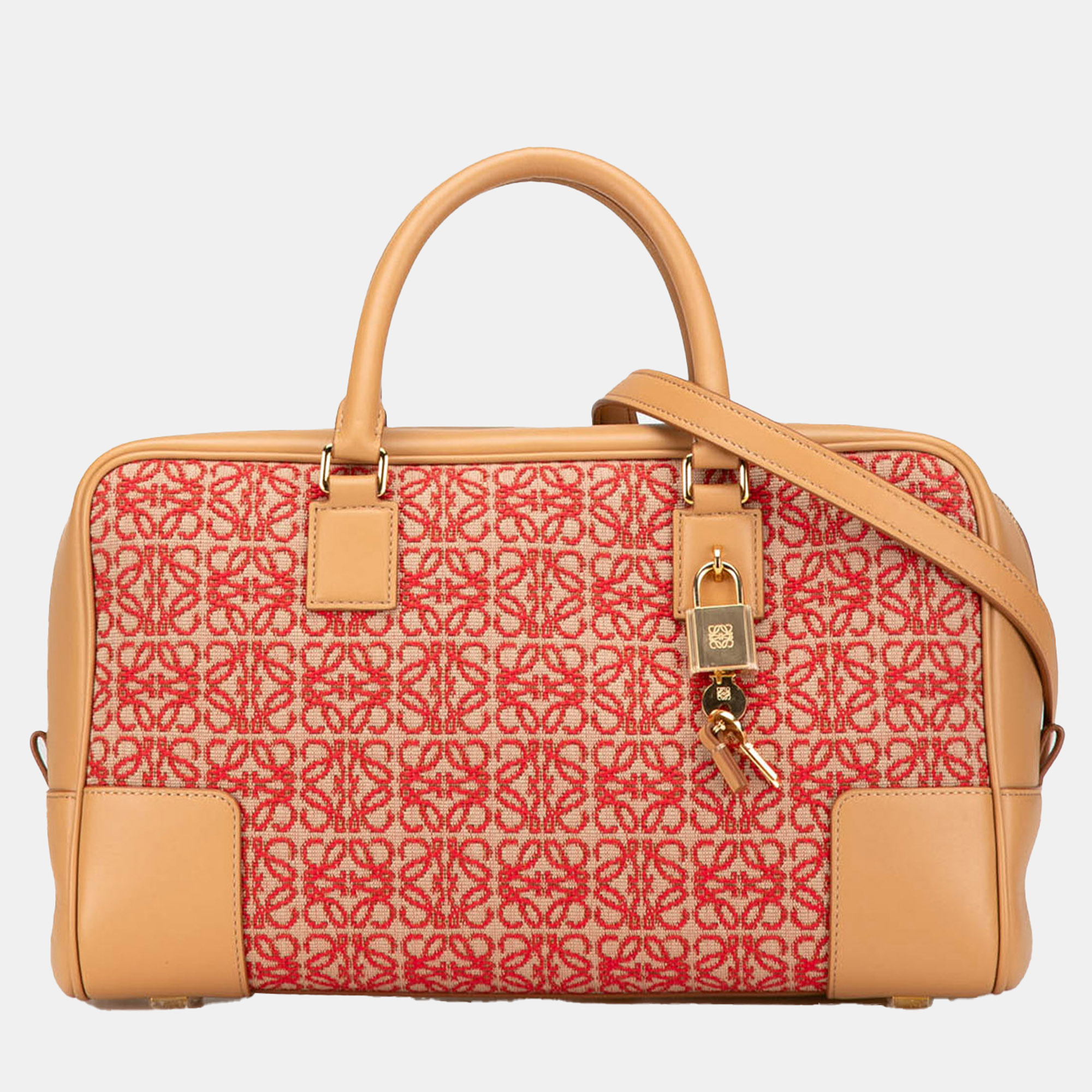 Loewe Red Canvas Amazona 28
