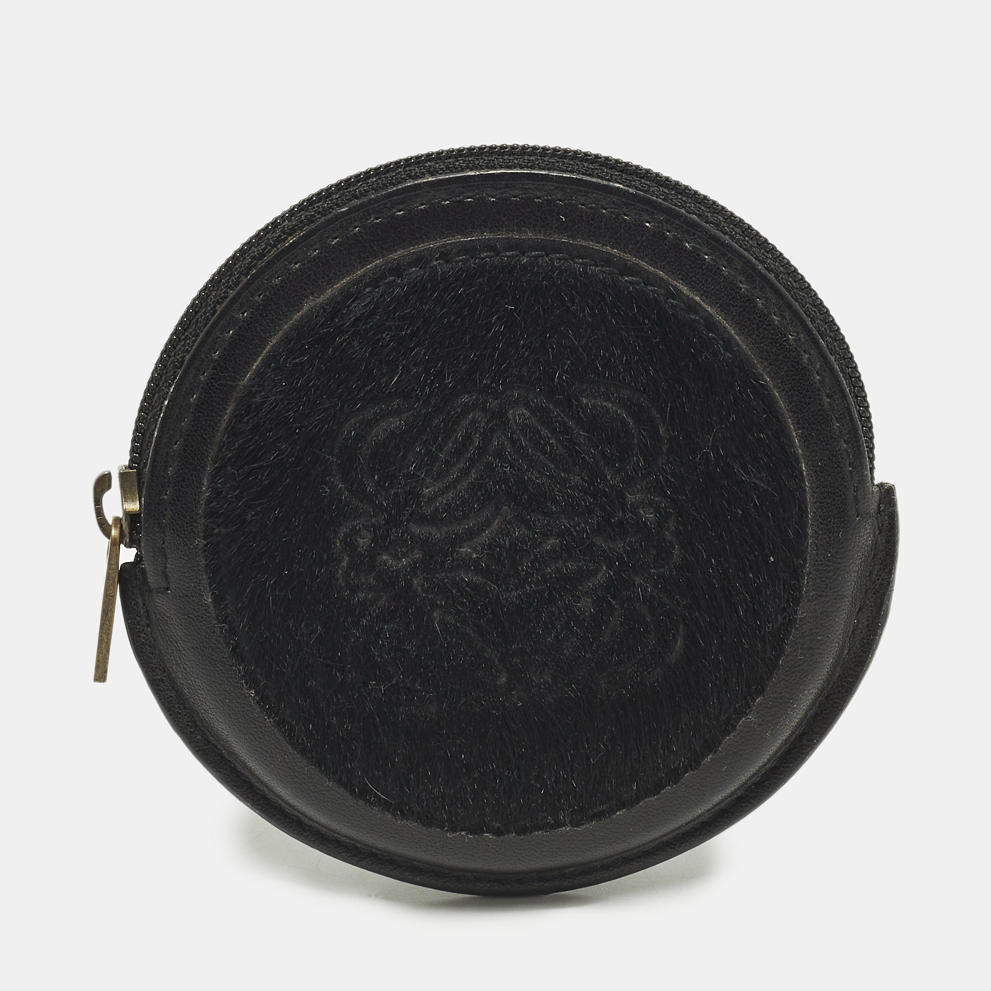 Loewe Anagram Black Calf Hair and Leather Coin Purse
Loewe Anagram Black Calf Hair and Leather Coin Purse