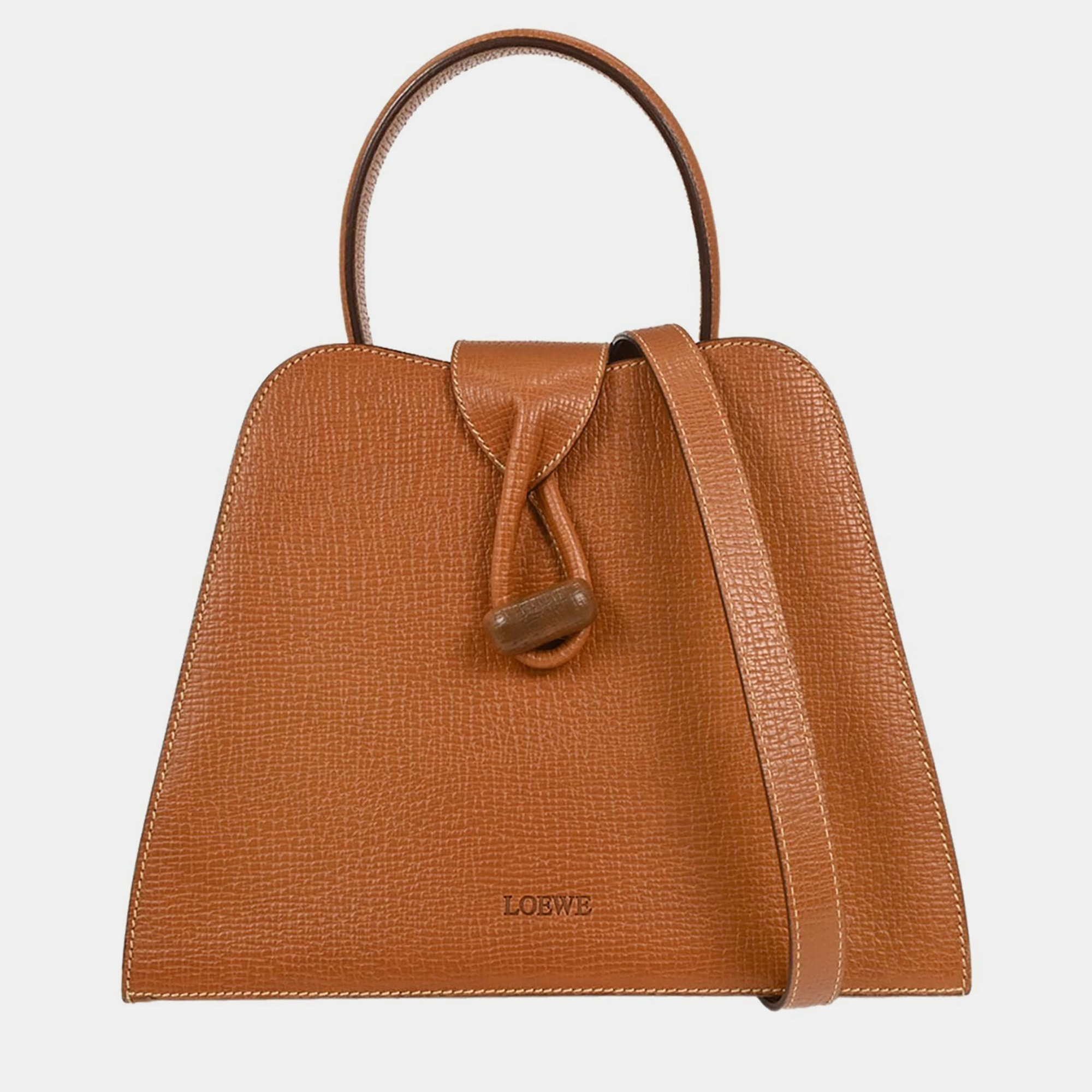 Loewe Brown Calfskin Leather Top Handle Bag
Loewe Brown Calfskin Leather Top Handle Bag