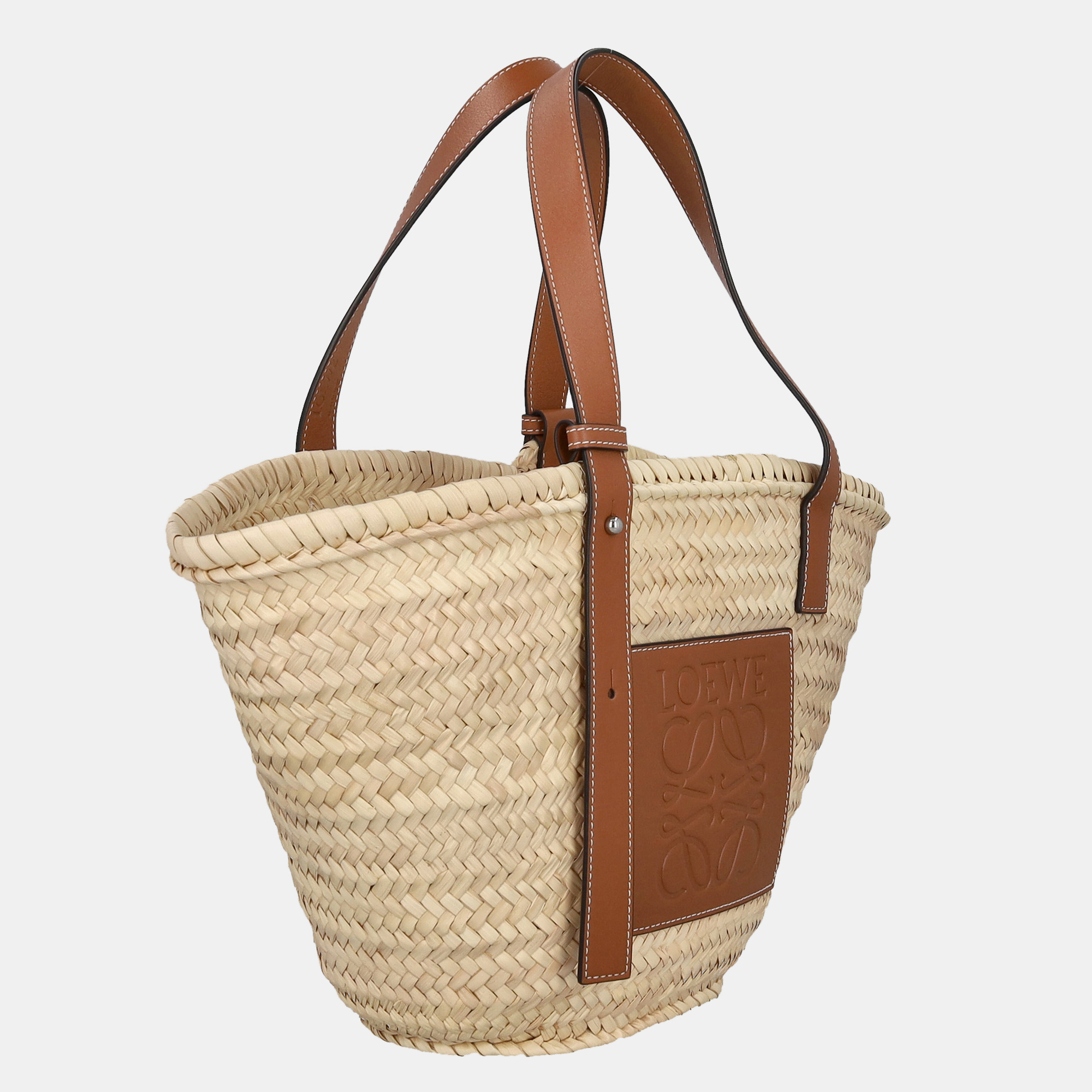 Loewe  Women's Eco-Friendly Fabric Handbag - Beige - One Size