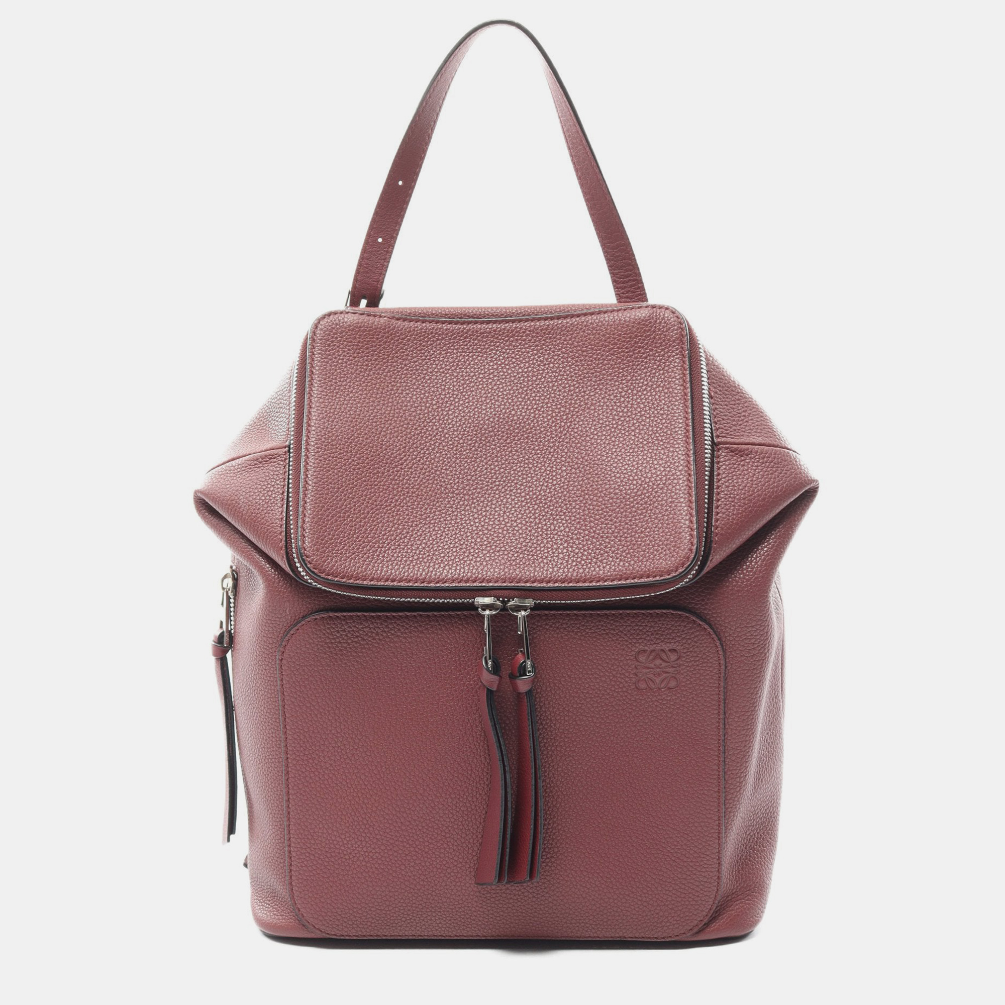 Loewe goya small backpack rucksack leather dusty pink