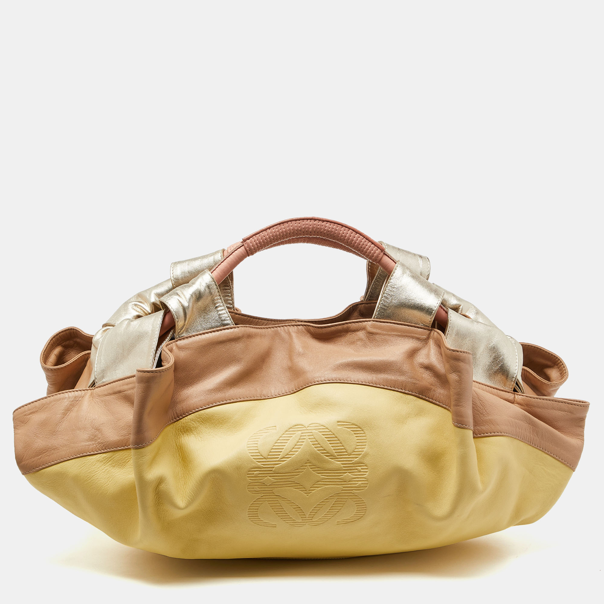 Loewe multicolor leather aire hobo