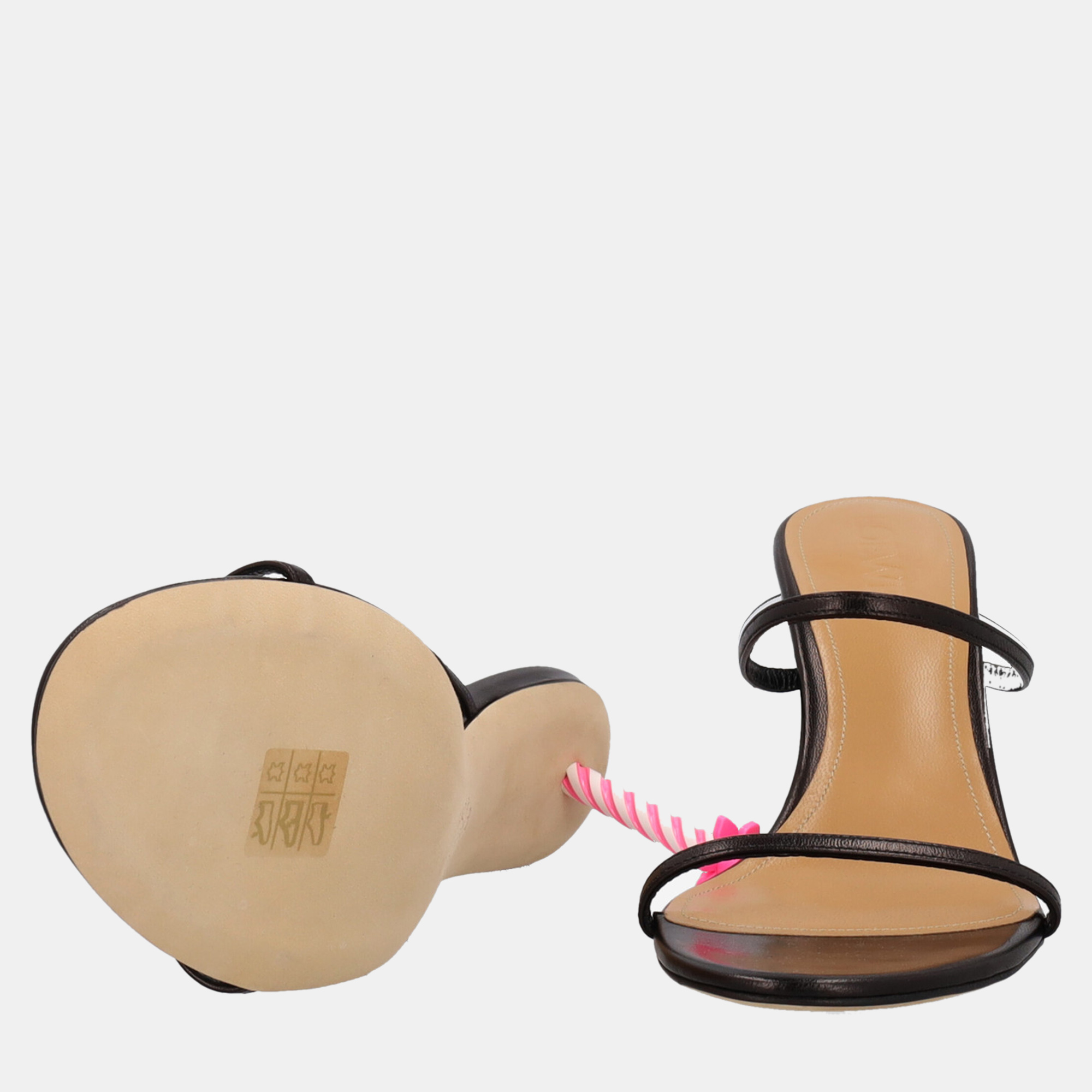 Loewe  Women's Leather Sandals - Black - EU 40