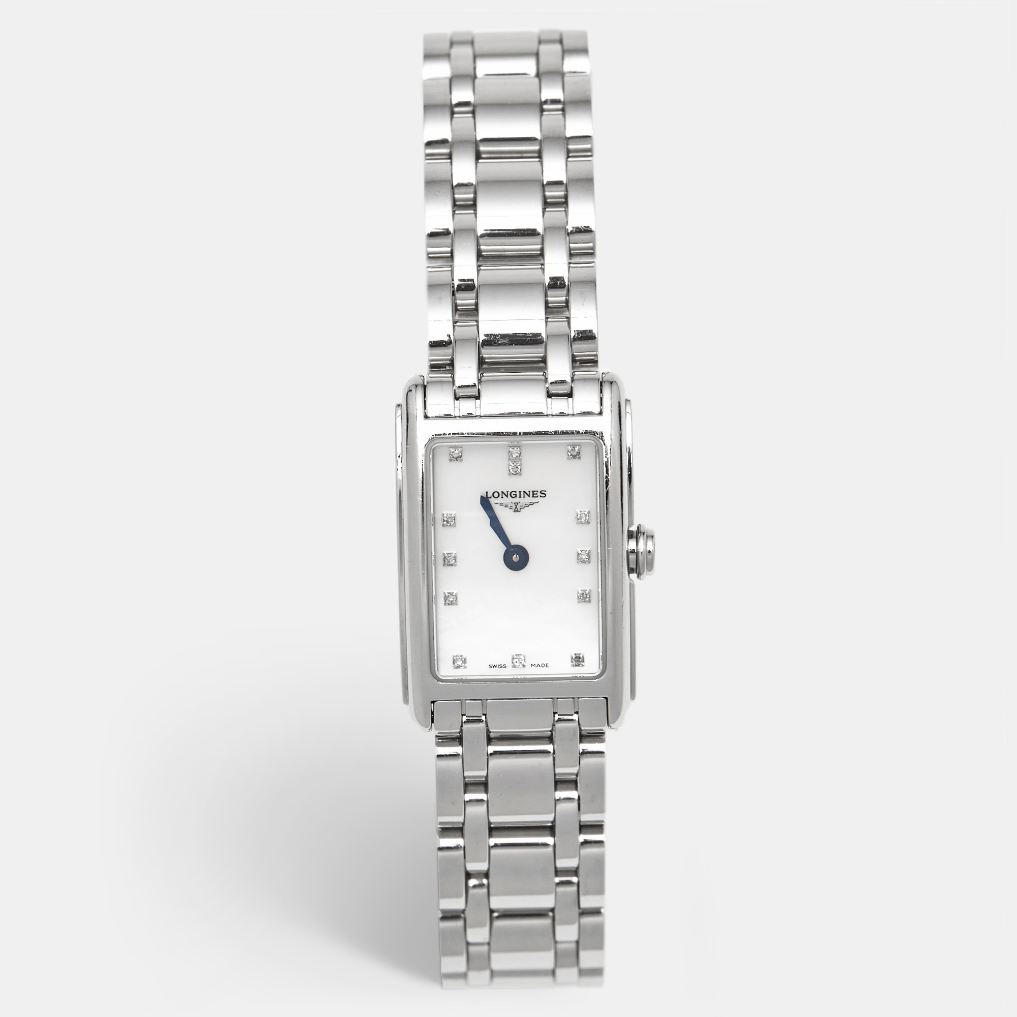 Longines DolceVIta L5.258.4.87.6 Mother Of Pearl Diamond Stainless Steel Women's Wristwatch, Silver 
Longines DolceVIta L5.258.4.87.6 Mother Of Pearl Diamond Stainless Steel Women's Wristwatch, Silver