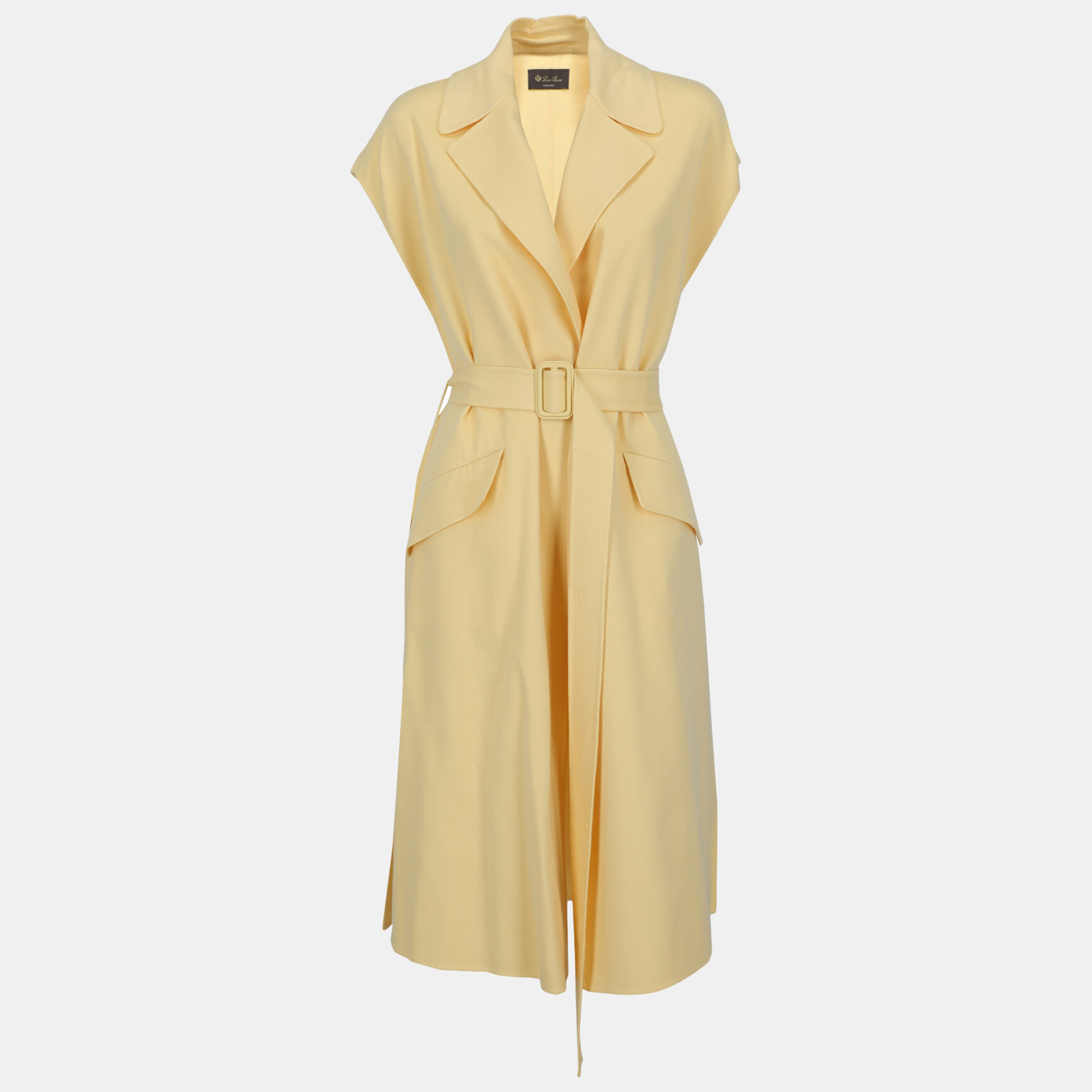 Loro Piana Women's Wool Waistcoat - Yellow - S
