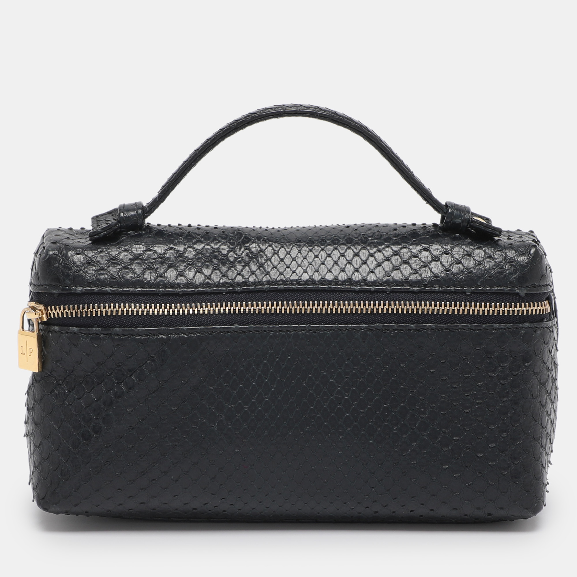 Loro Piana Dark Navy Blue Python Zip L19 Pouch
Loro Piana Dark Navy Blue Python Zip L19 Pouch