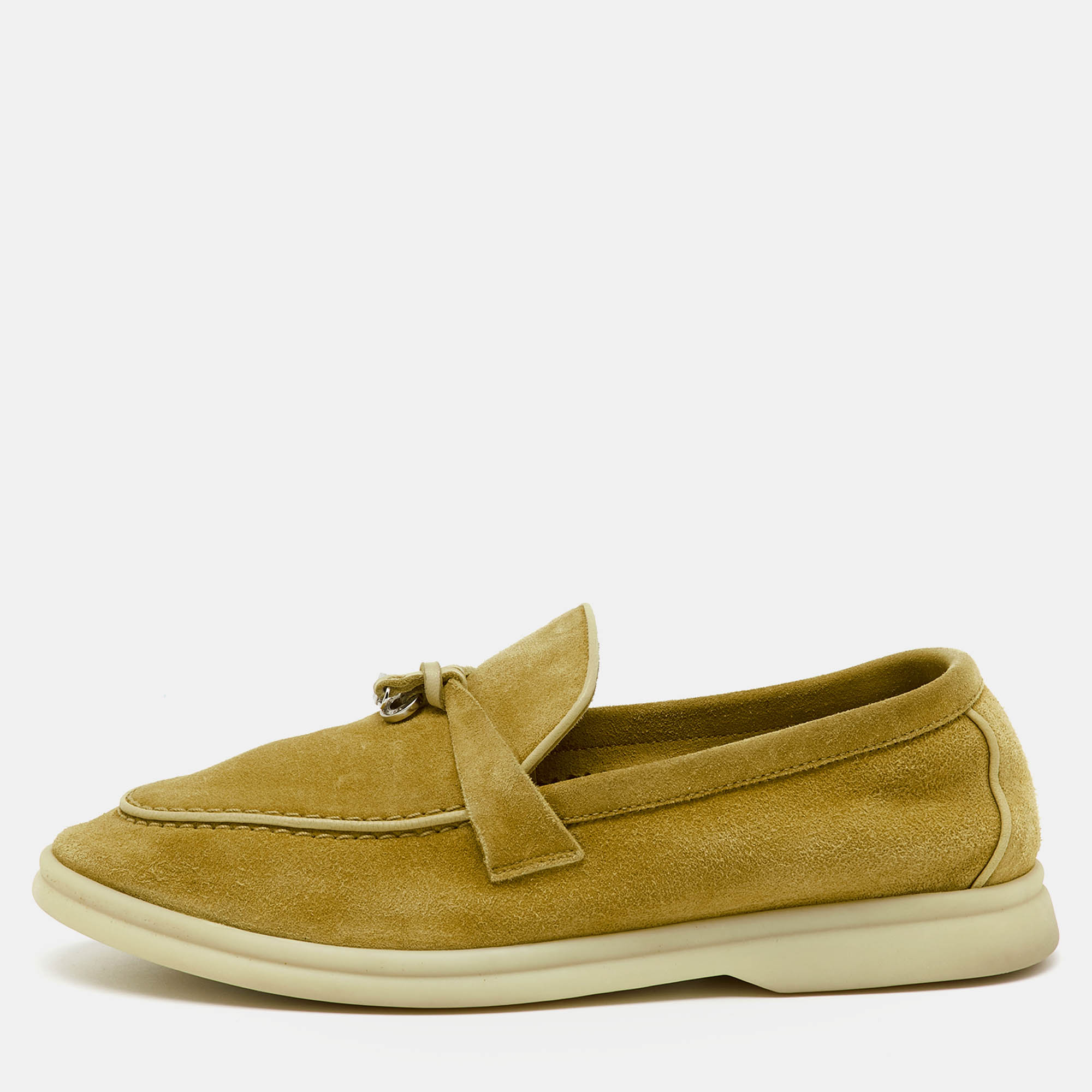 Loro Piana Yellow Suede Summer Charms Walk Slip On Loafers Size
Loro Piana Yellow Suede Summer Charms Walk Slip On Loafers Size