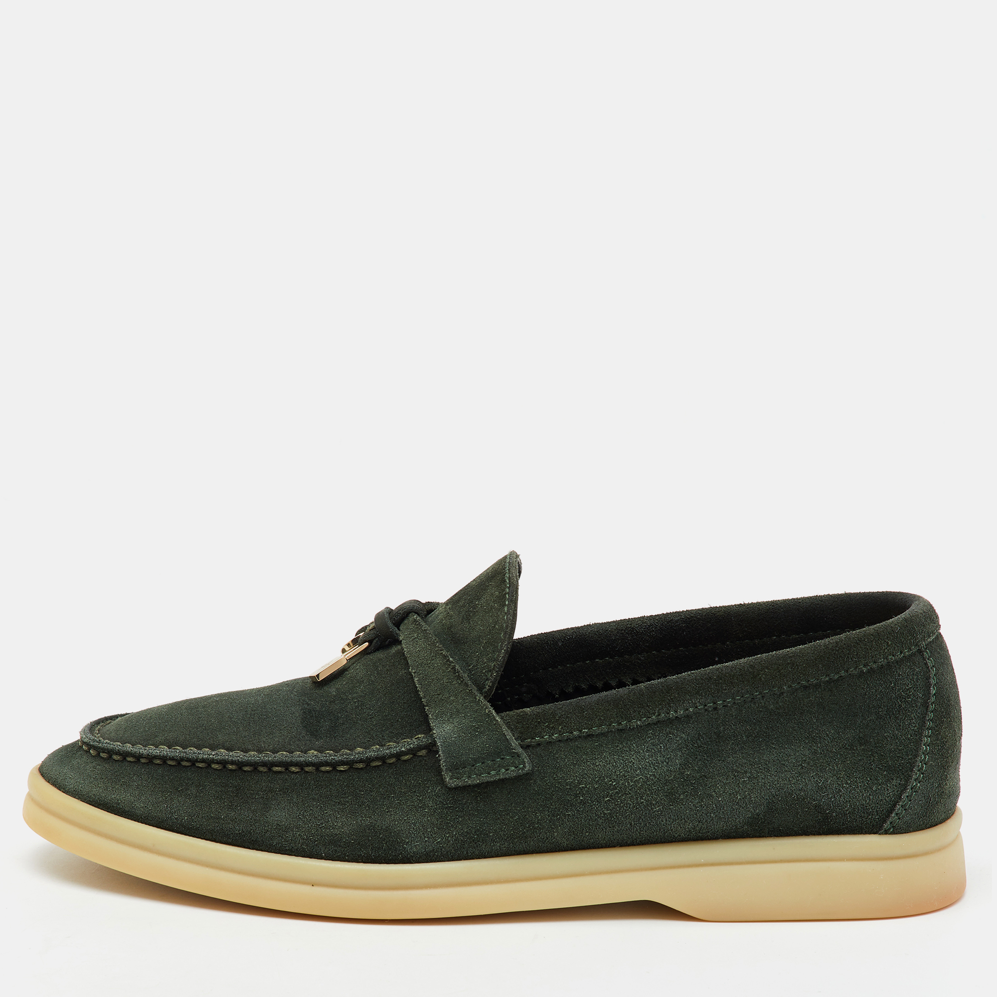 Loro Piana Green Suede Summer Charms Walk Slip On Loafers Size
Loro Piana Green Suede Summer Charms Walk Slip On Loafers Size
