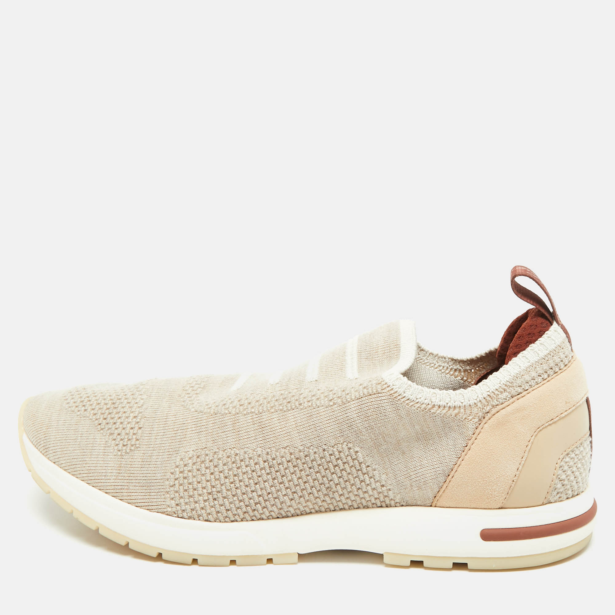 Loro Piana Grey Knit Fabric and Suede 360 LP Flexy Walk Sneakers Size
Loro Piana Grey Knit Fabric and Suede 360 LP Flexy Walk Sneakers Size