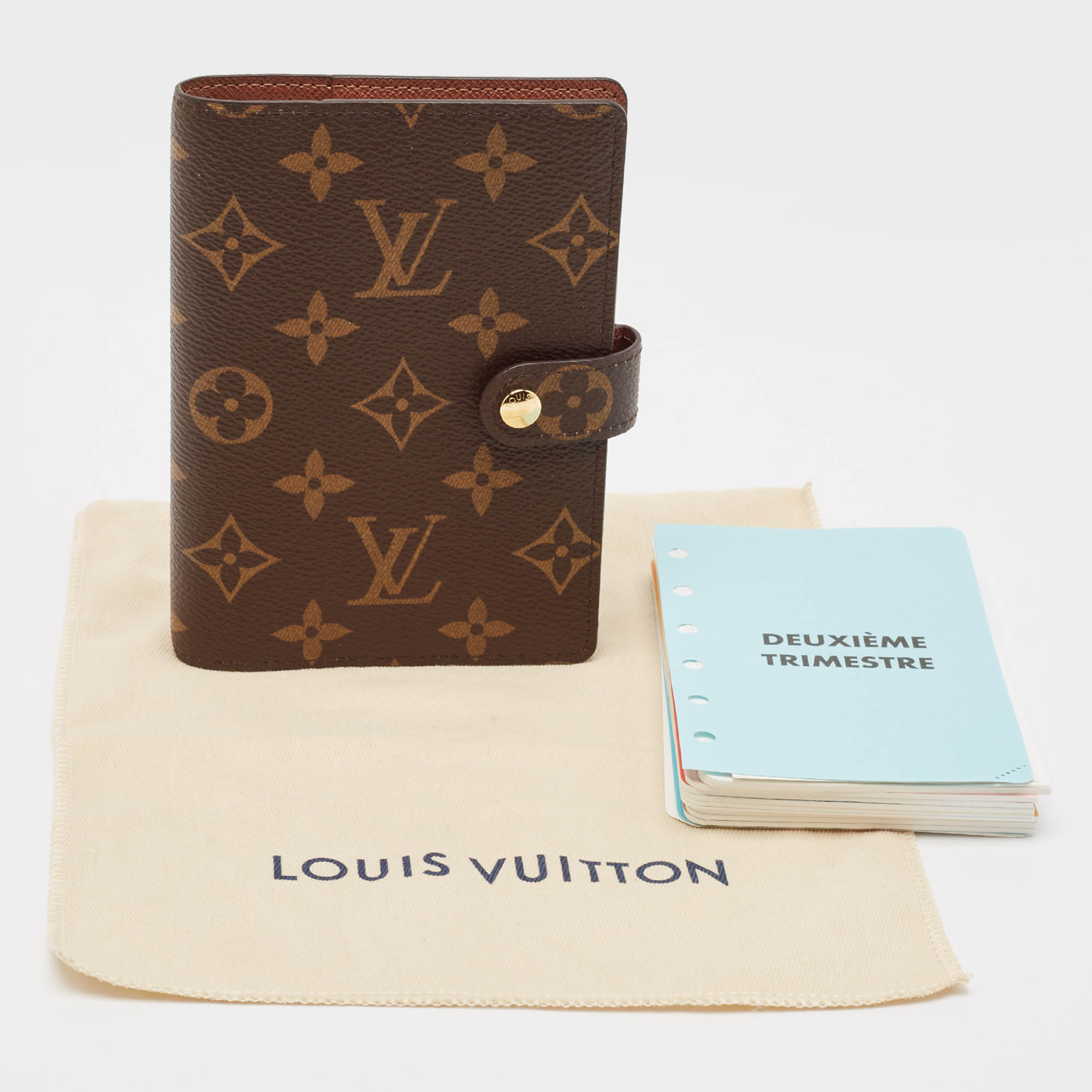 Louis Vuitton Monogram Canvas Small Ring Agenda PM Cover