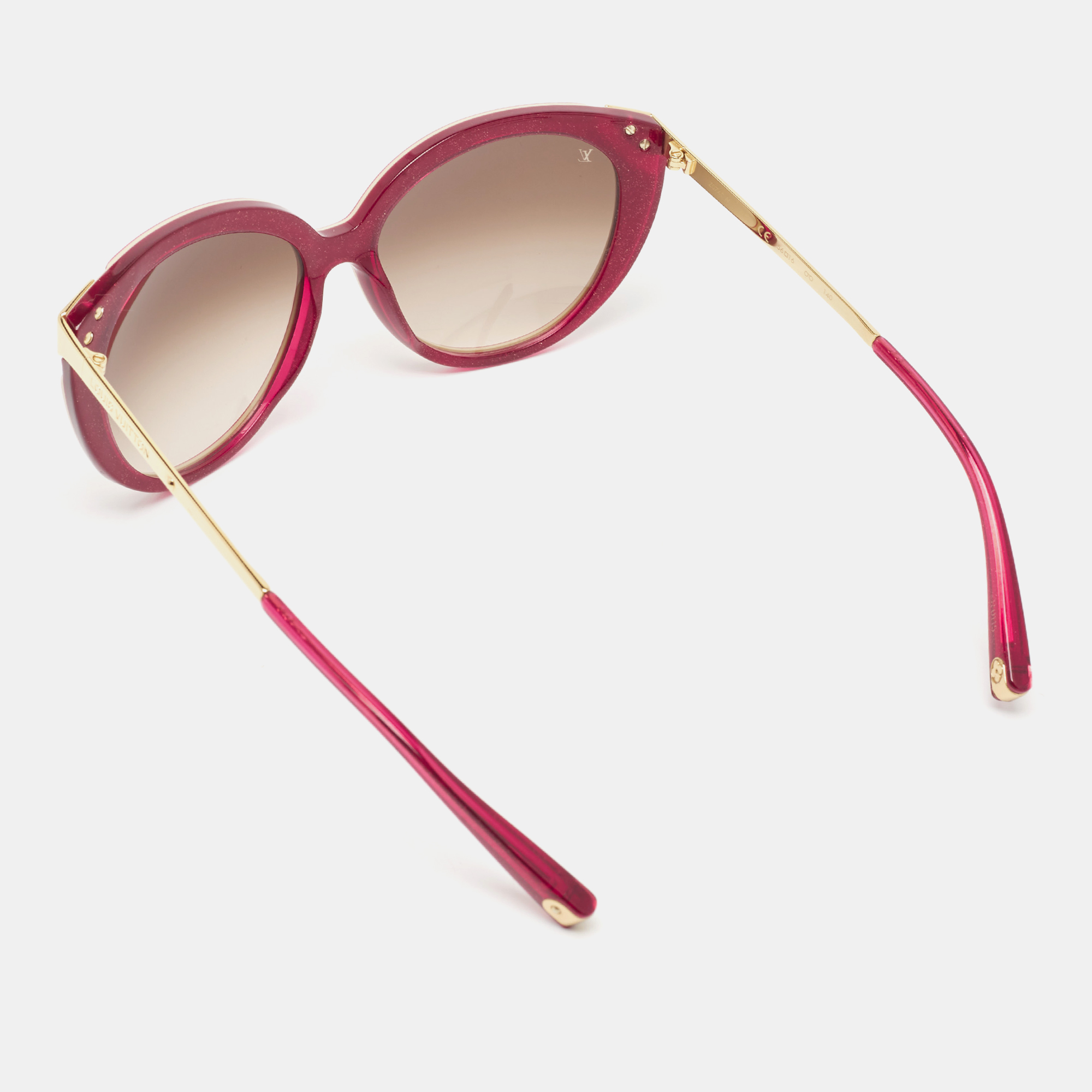 Louis Vuitton Brown Gradient Z0740W Amber Cat Eye Sunglasses