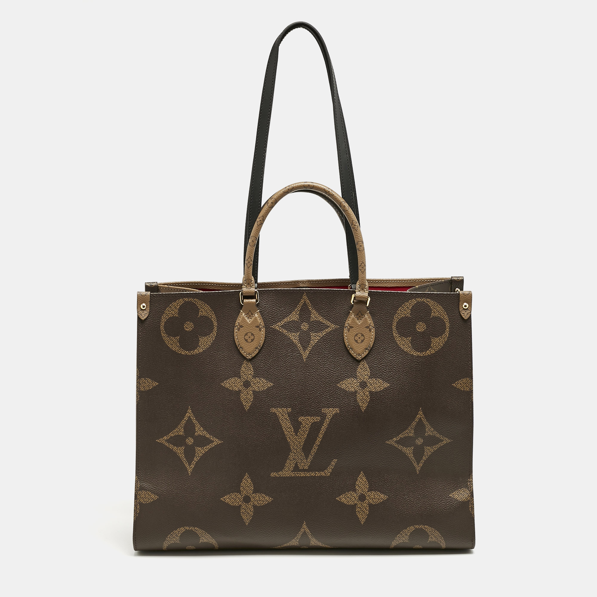 Louis Vuitton Monogram Reverse Giant Canvas OnTheGo GM Bag, Brown
Louis Vuitton Monogram Reverse Giant Canvas OnTheGo GM Bag, Brown