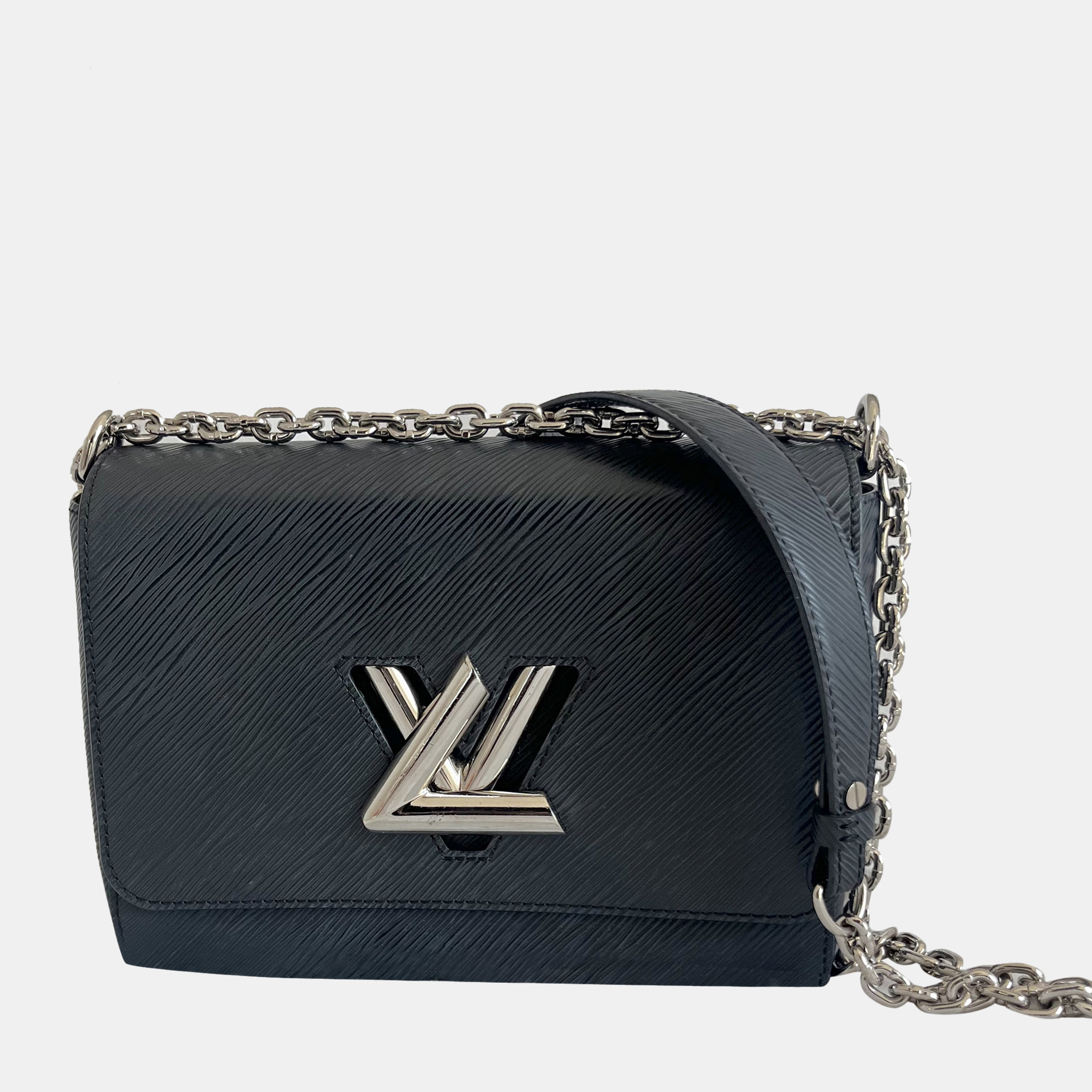 Louis Vuitton Black Epi Leather Twist Mm Shoulder Bag