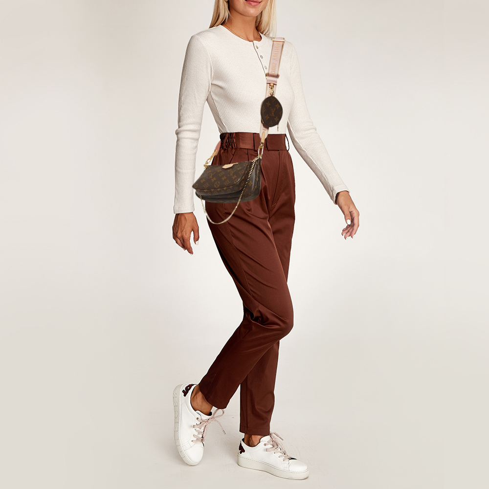 Louis Vuitton Rose Clair Monogram Canvas Multi Pochette Accessoires, Brown
Louis Vuitton Rose Clair Monogram Canvas Multi Pochette Accessoires, Brown