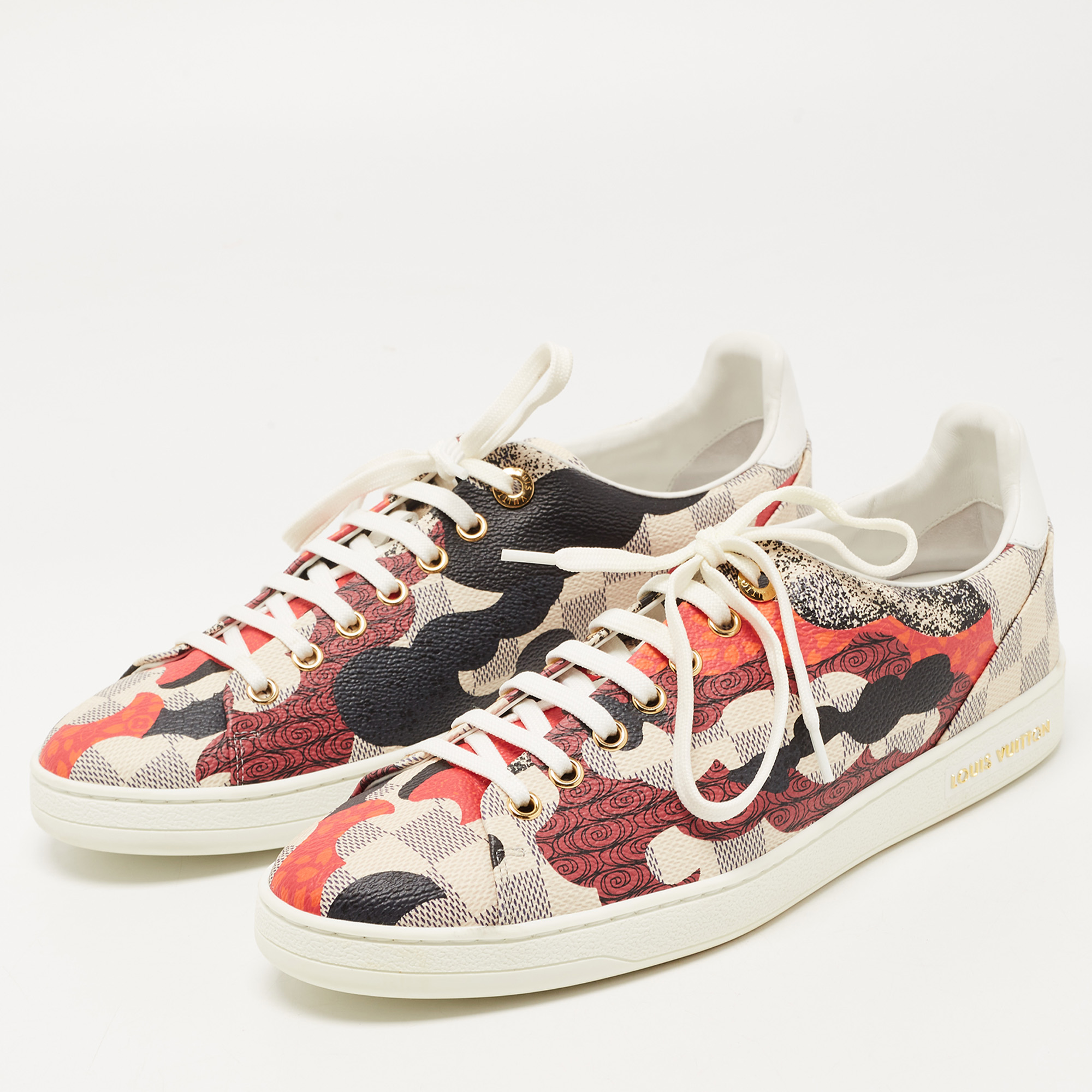 Louis Vuitton Multicolor Damier Azur Canvas And Leather Trim Overcloud Lace Up Sneakers Size
Louis Vuitton Multicolor Damier Azur Canvas And Leather Trim Overcloud Lace Up Sneakers Size