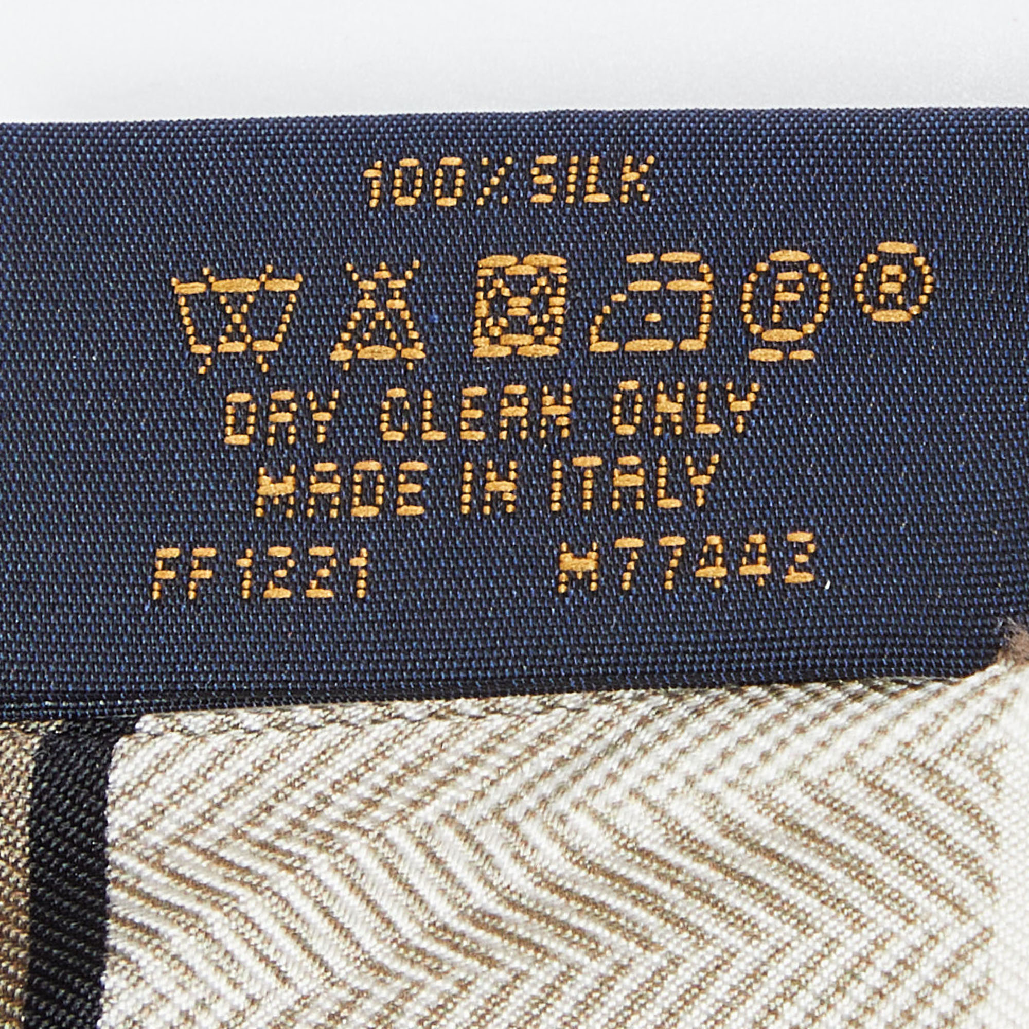 Louis Vuitton White Since 1854 Monogram Silk Bandeau