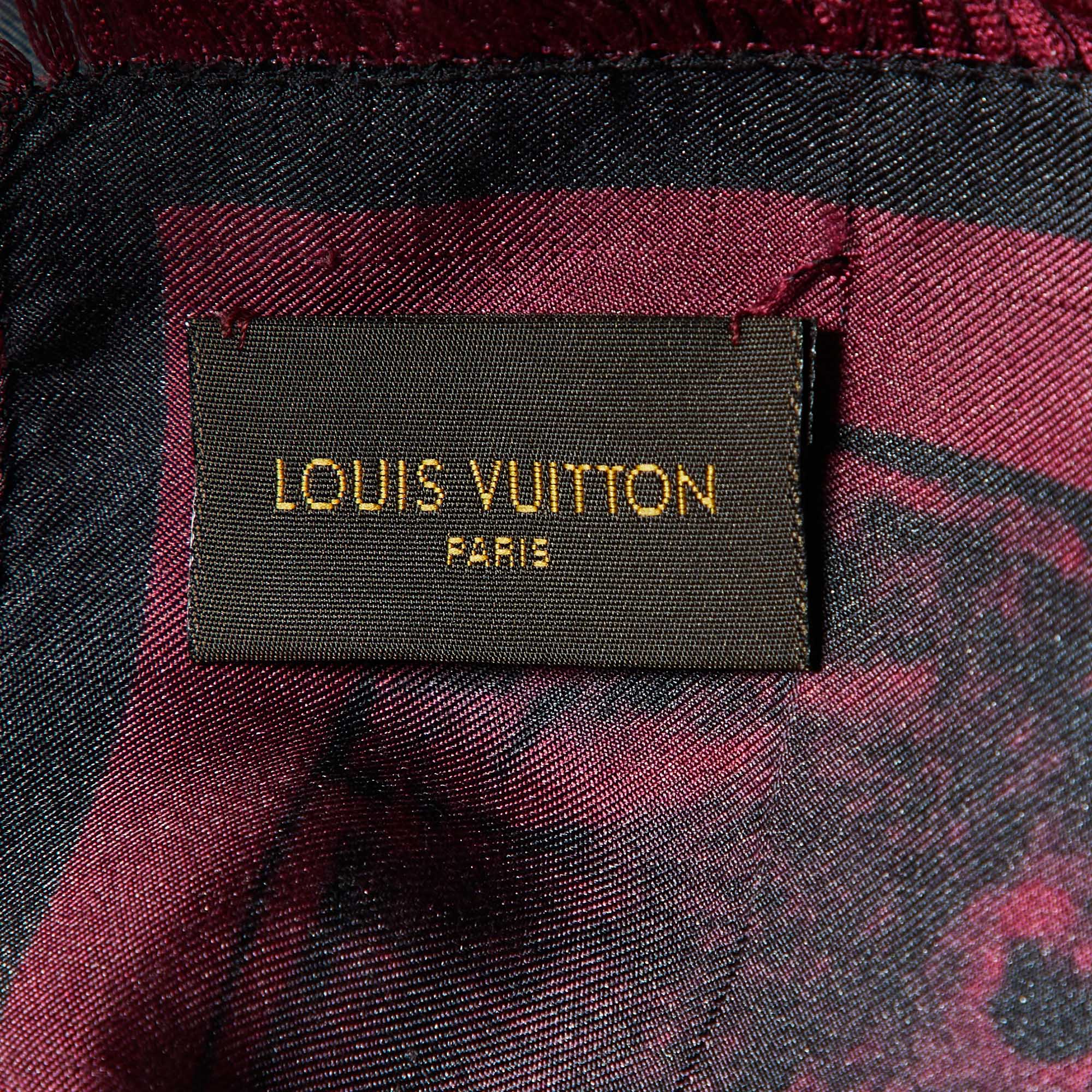 Louis Vuitton Multicolor Informalle Print Silk Giant Scarf