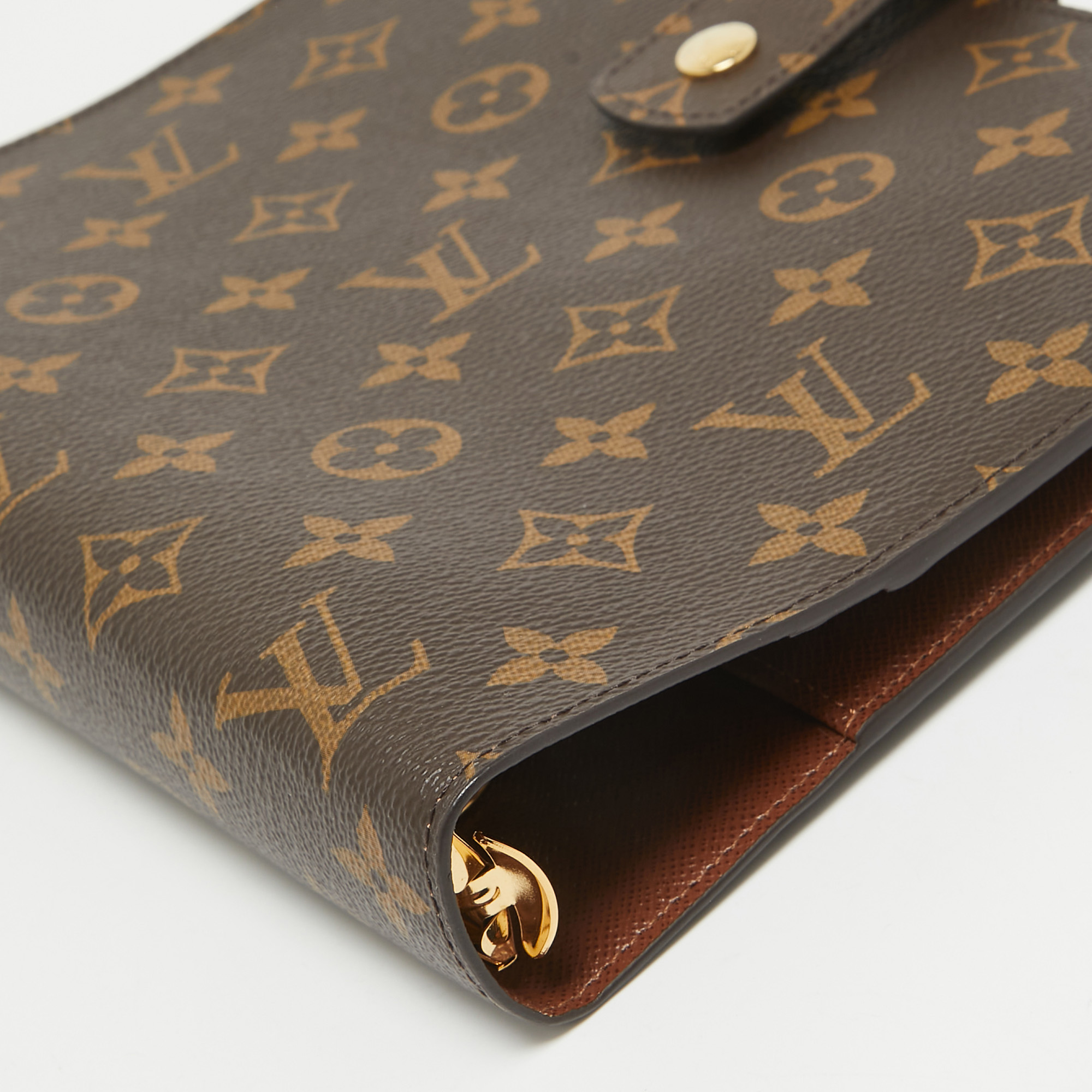 Louis Vuitton Monogram Canvas Large Ring Agenda Cover