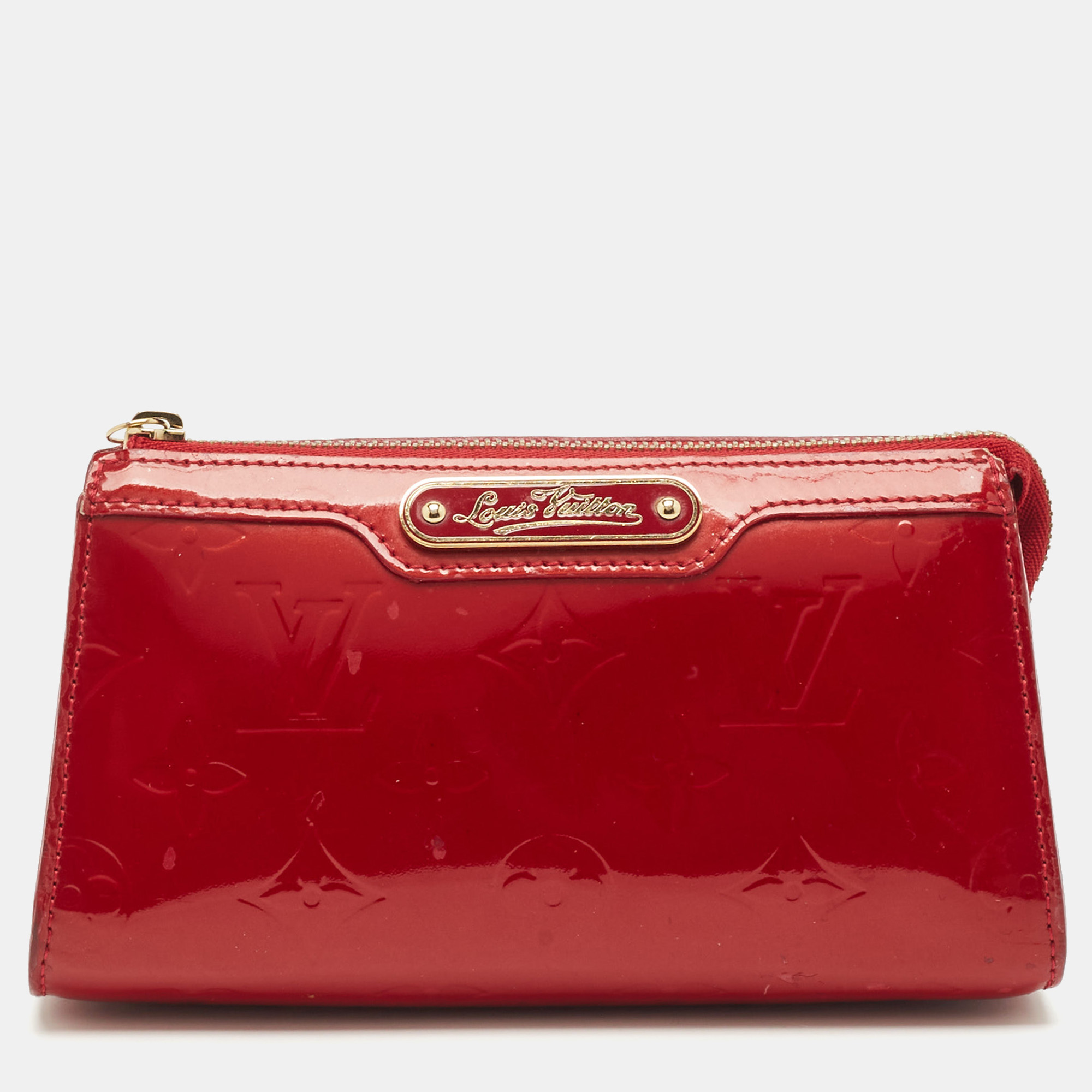 Louis Vuitton Pomme D'Amour Monogram Vernis Cosmetic Pouch, Red
Louis Vuitton Pomme D'Amour Monogram Vernis Cosmetic Pouch, Red